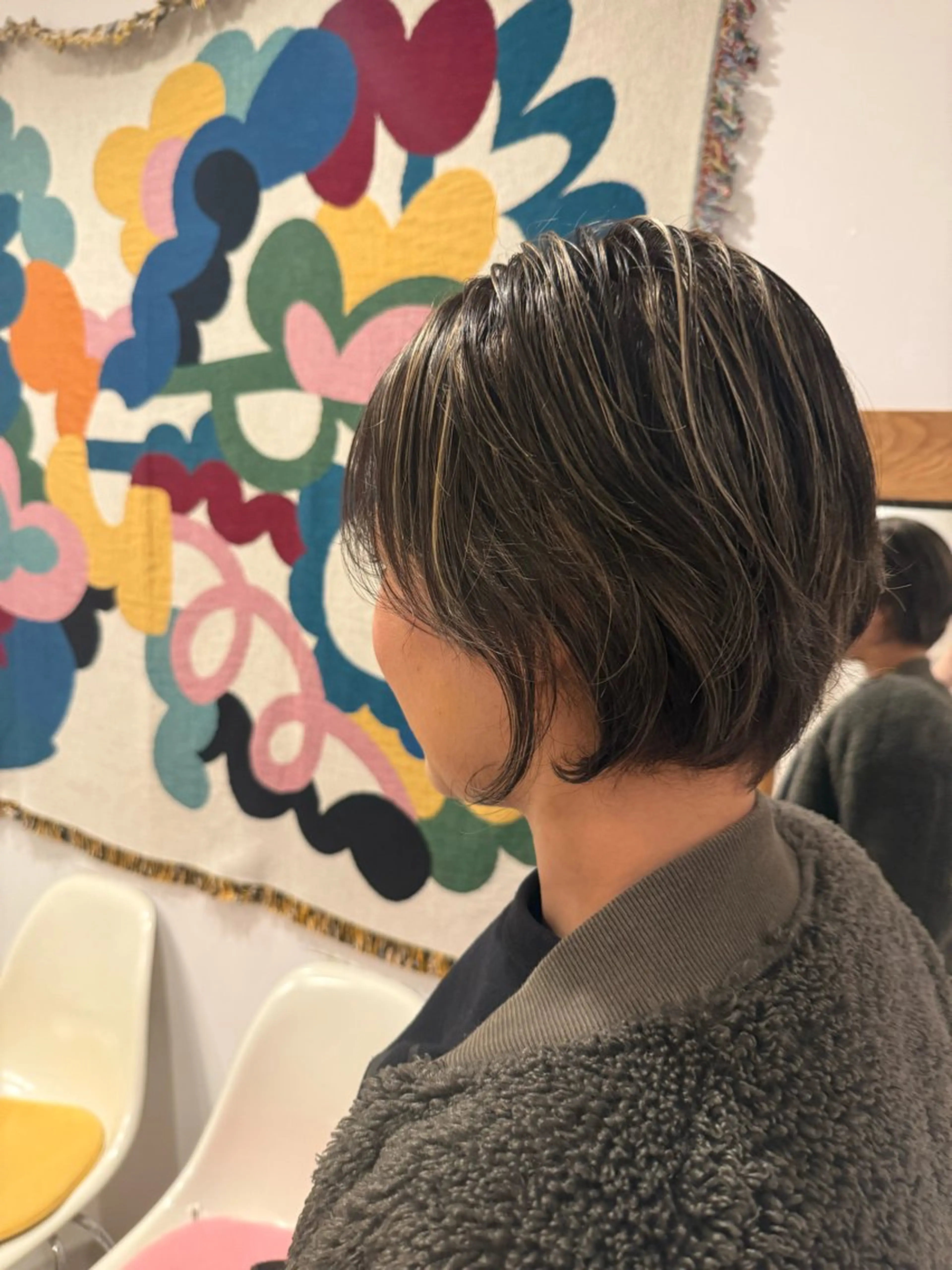 ショート ハイライト 山口 ゆいのヘアスタイル