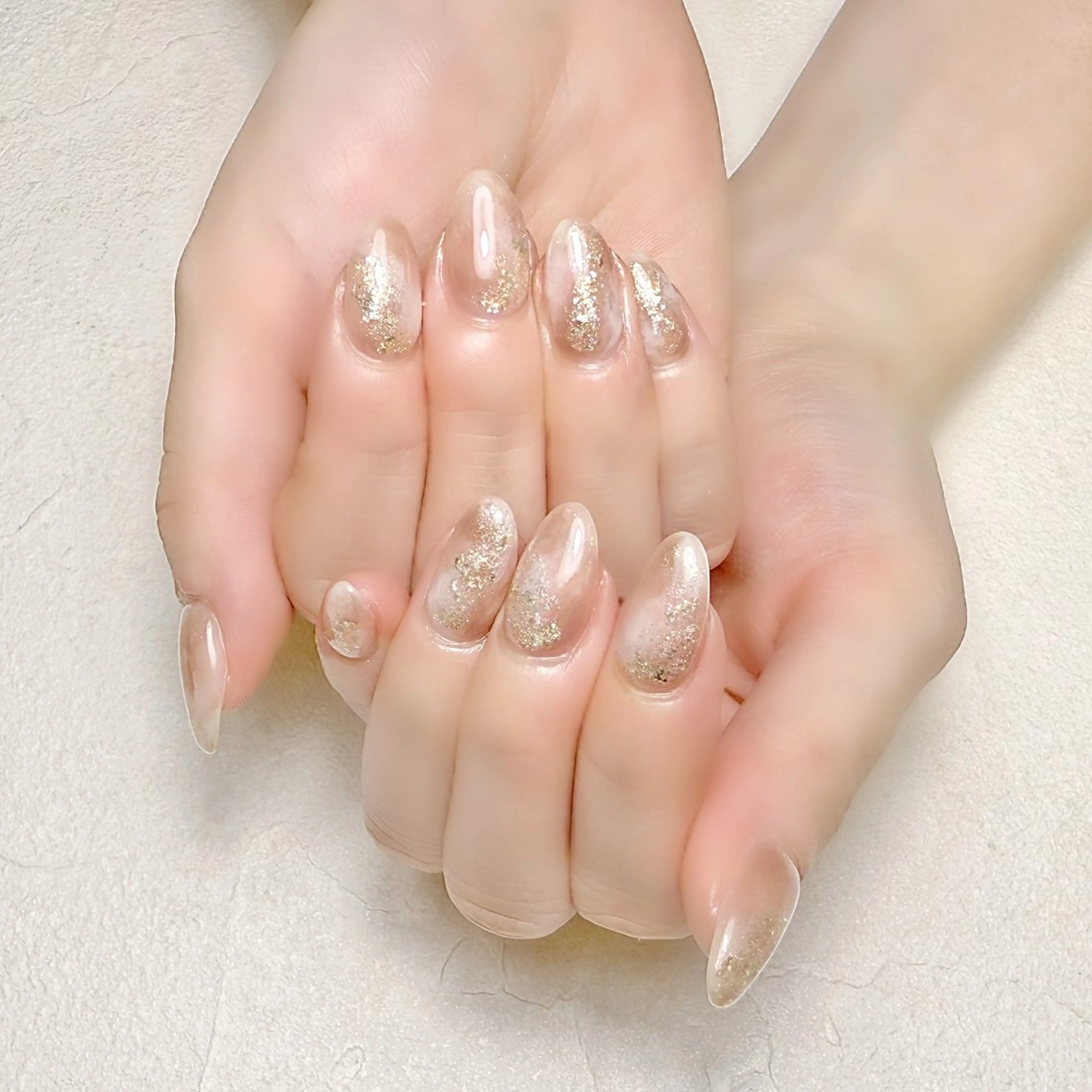 ネイル ラメ(グリッター) ニュアンスネイル 夏ネイル rouse nail RISATOのネイルデザイン
