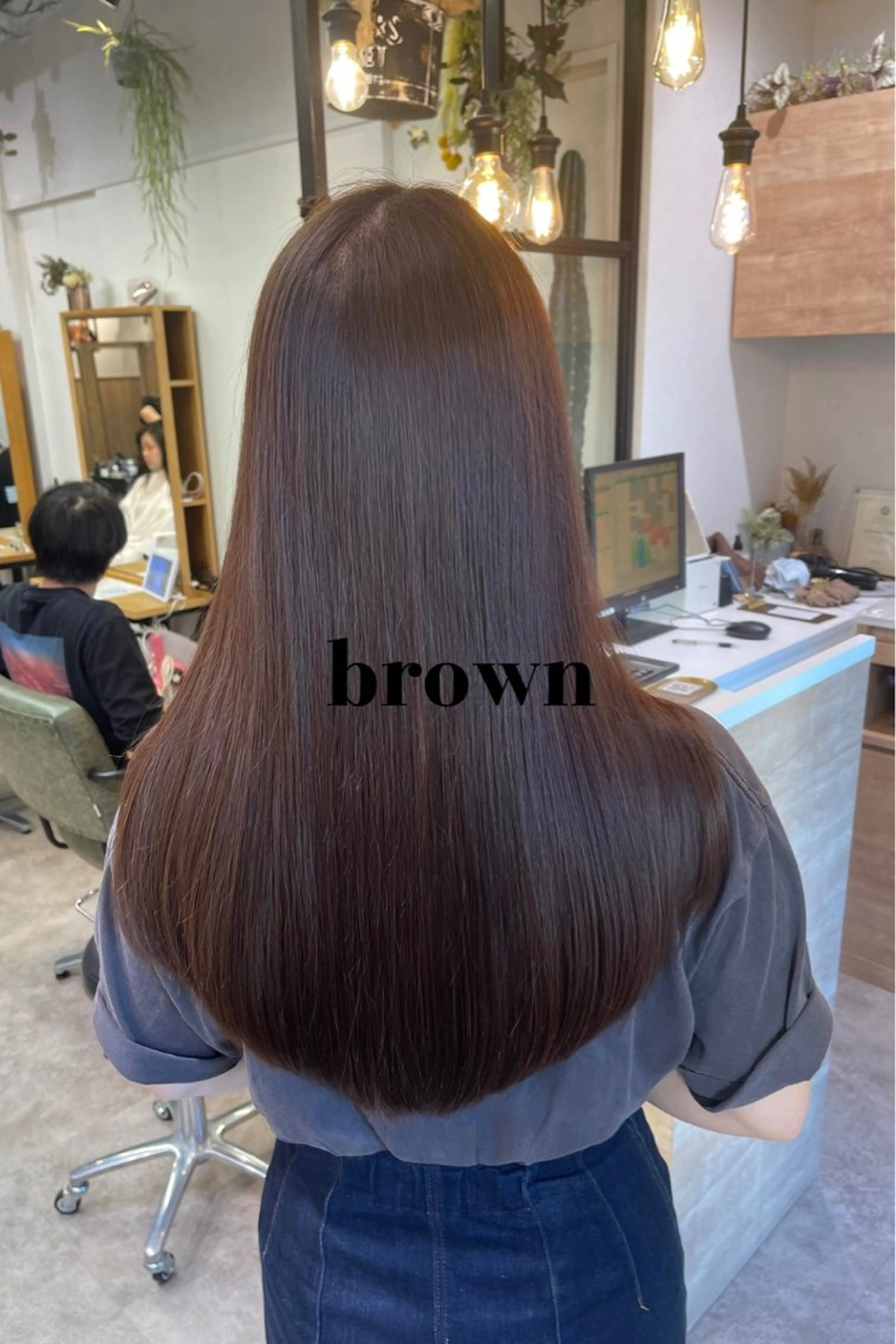 ロング カラー charm《銀座》 ヘアセット/縮毛矯正のヘアスタイル