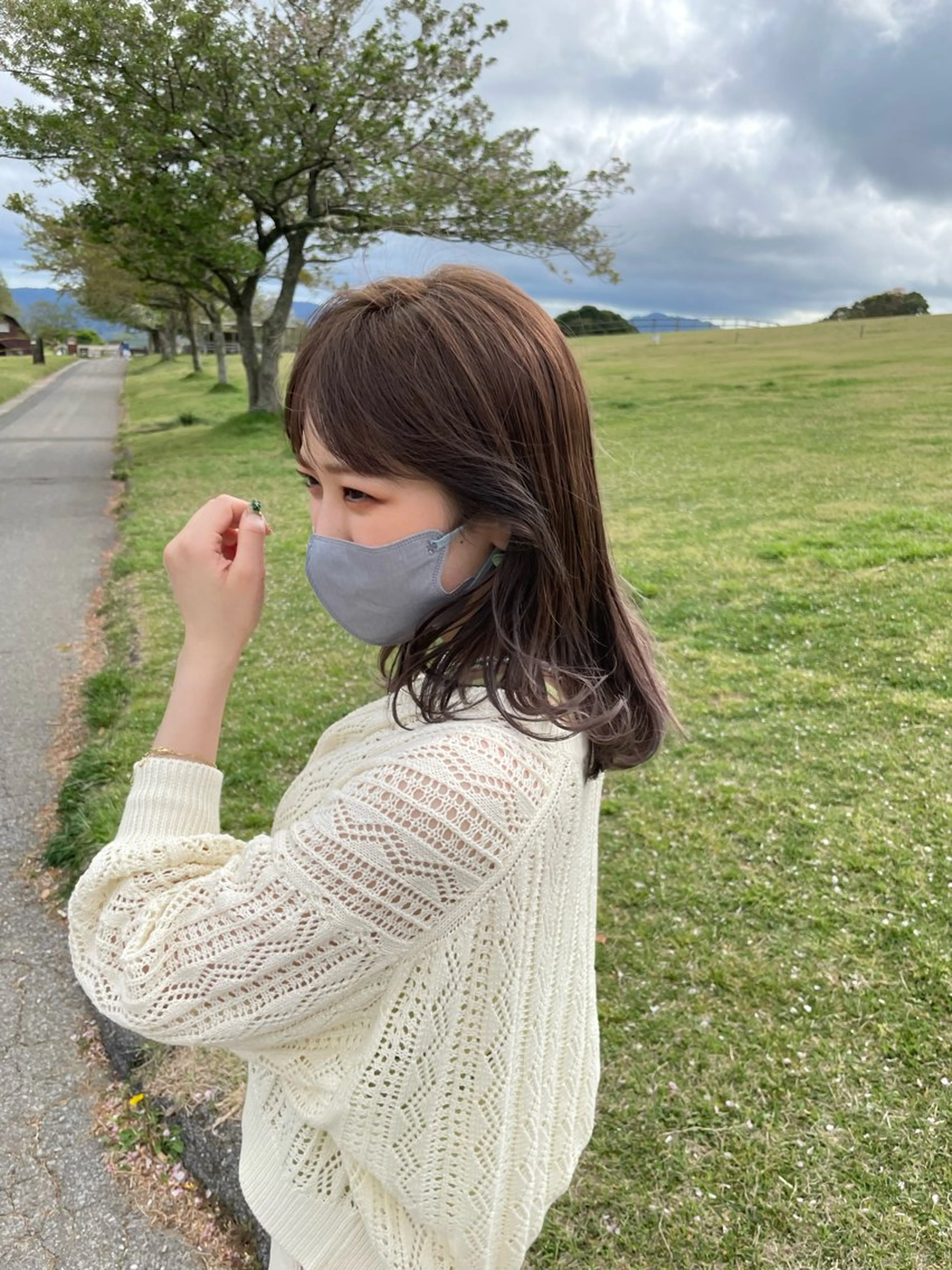 セミロング F.所属・miku 🍑髪質改善サロンのヘアスタイル