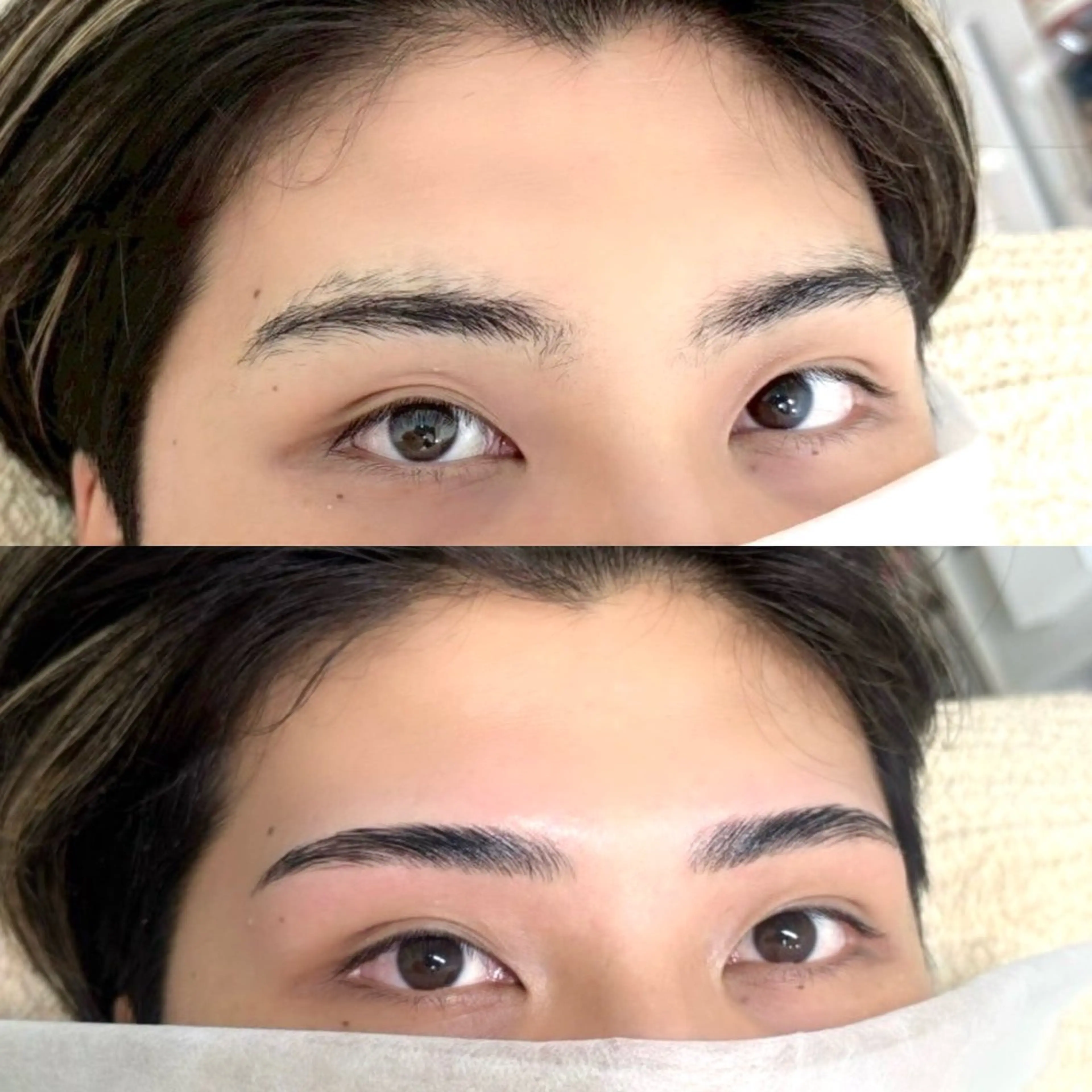 メンズHBL【ハリウッドブロウリフト】パーマ+眉毛ワックスの写真