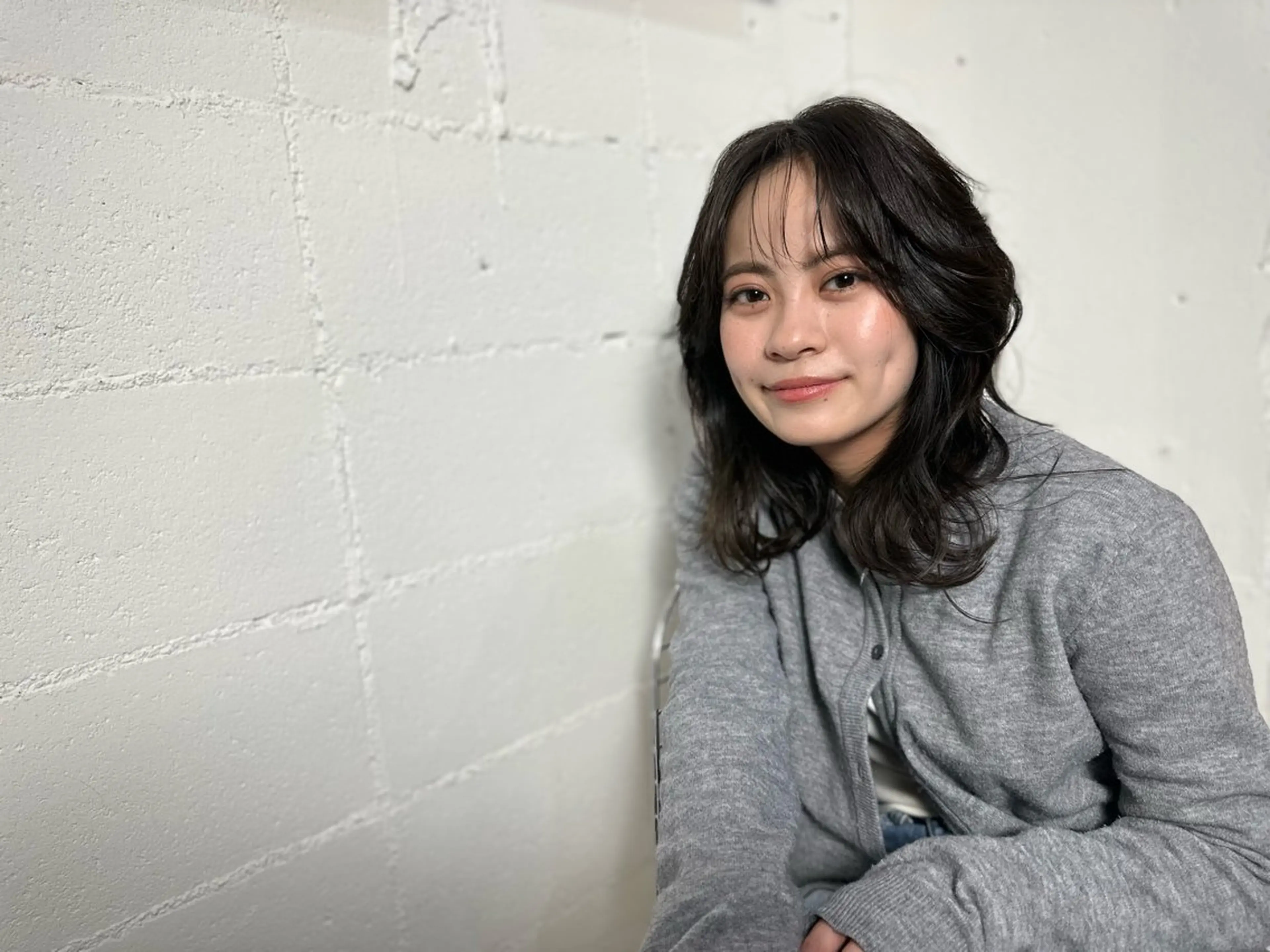 ミディアム カット ヘアカラー パーマ 縮毛矯正 トリートメント ヘッドスパ ヘアセット kaminote所属・福西晃希 【艶髪・髪質改善】のヘアスタイル