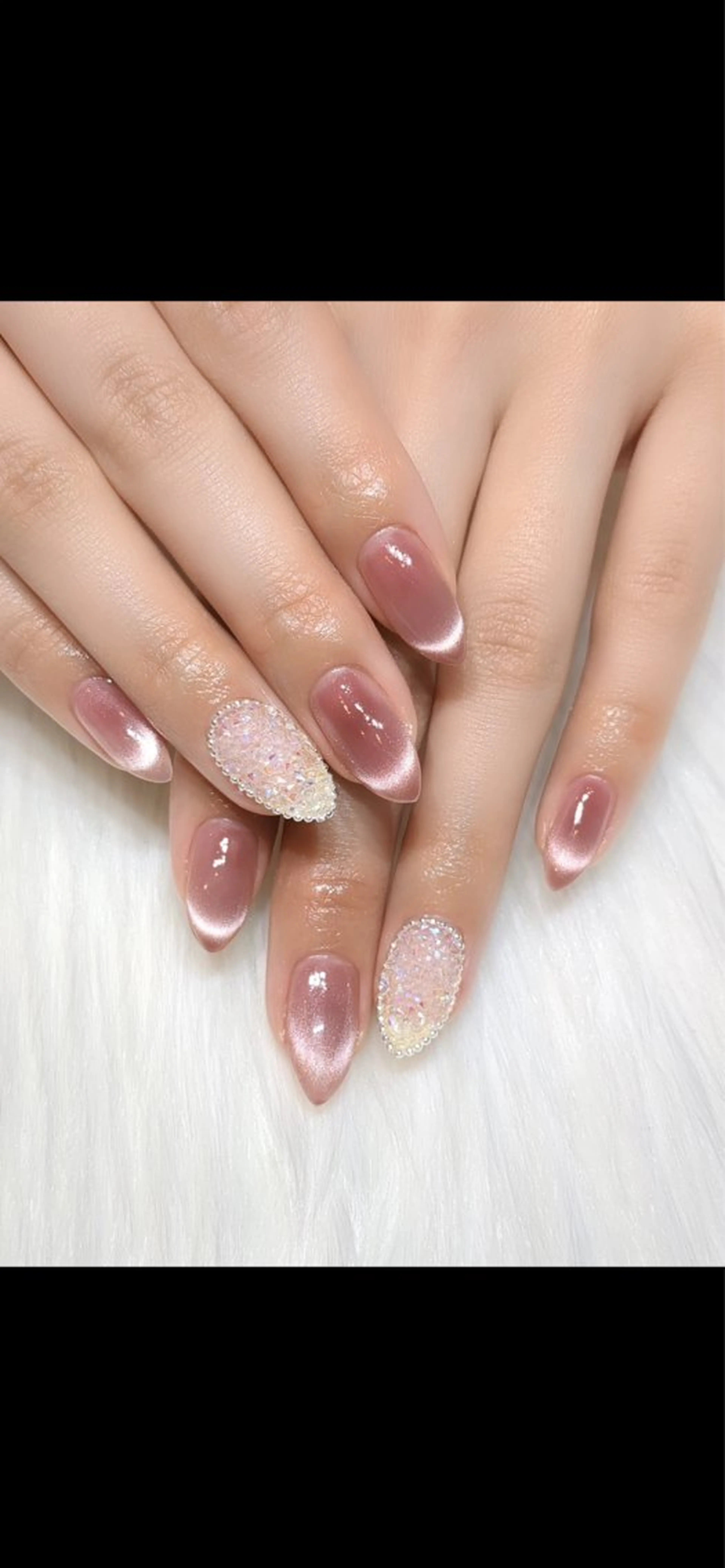 ネイル キラキラネイル 多賀城 パラジェルのネイルデザイン