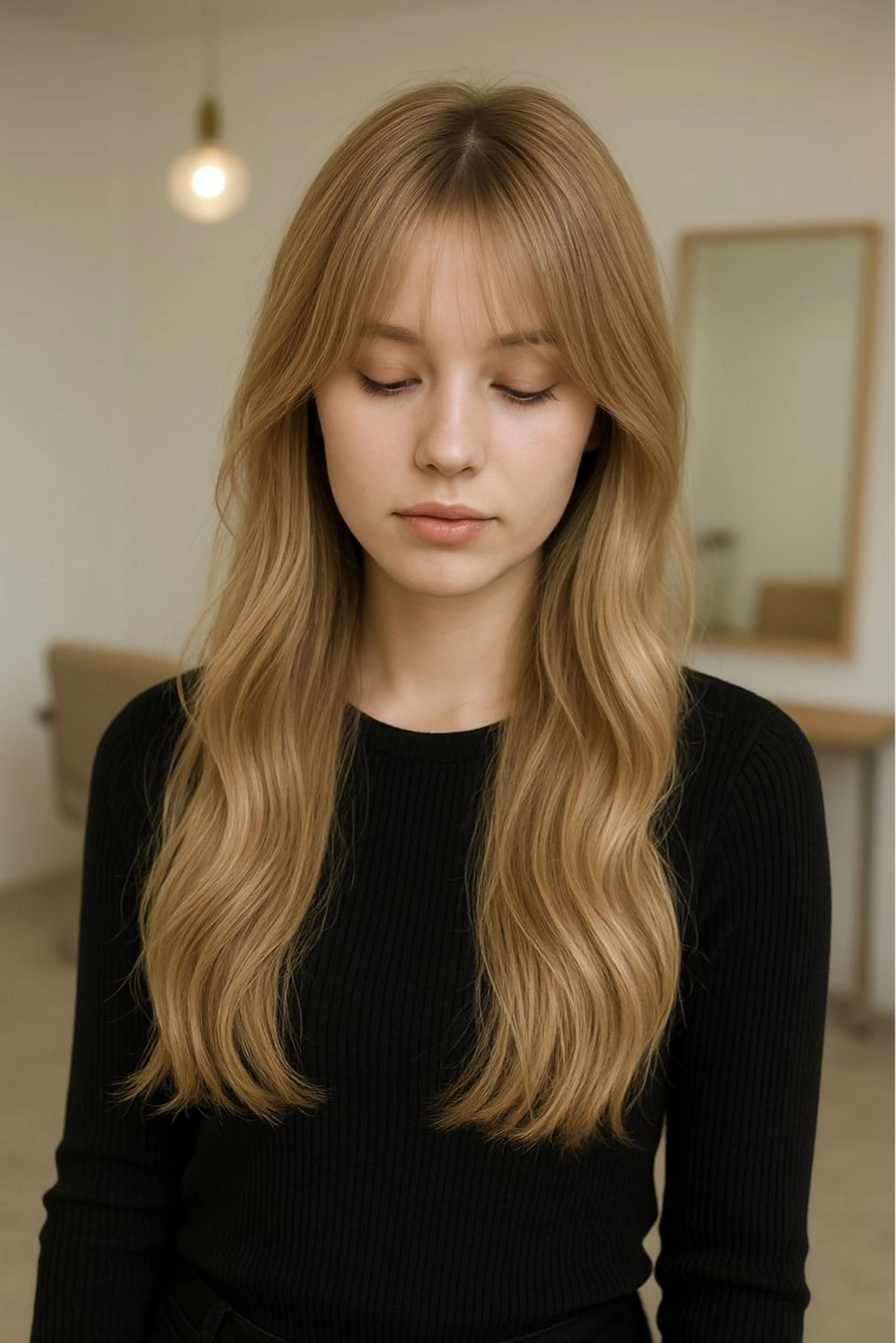 ロング カラー ヘアカラー RUFF.所属・竹廣 春奈のヘアスタイル