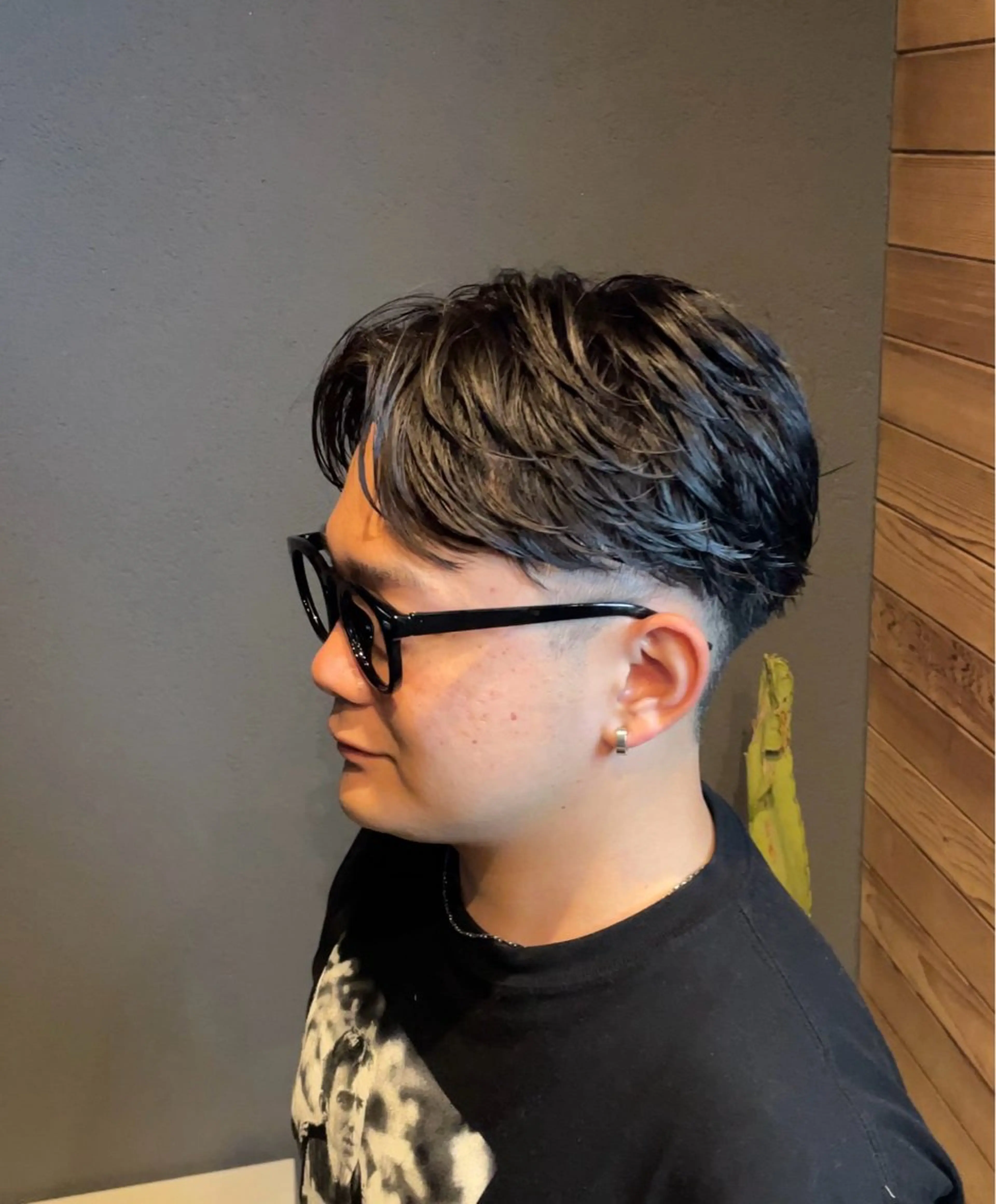 パーマ メンズ カット パーマ litbyfifth 濵崎寛太のヘアスタイル