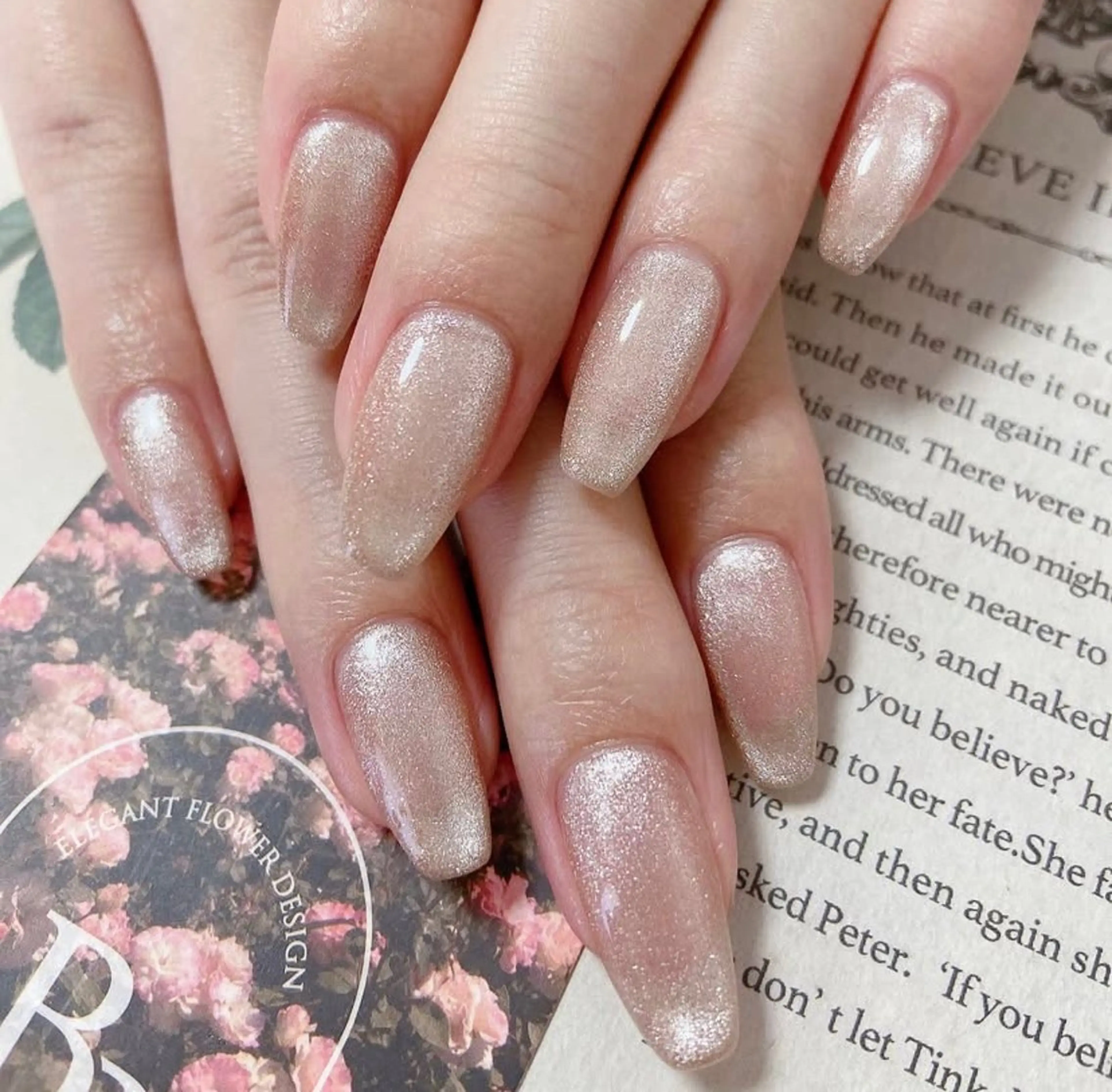 ネイル マグネットネイル ワンカラーネイル nail salon Berry所属・前田 りかのネイルデザイン