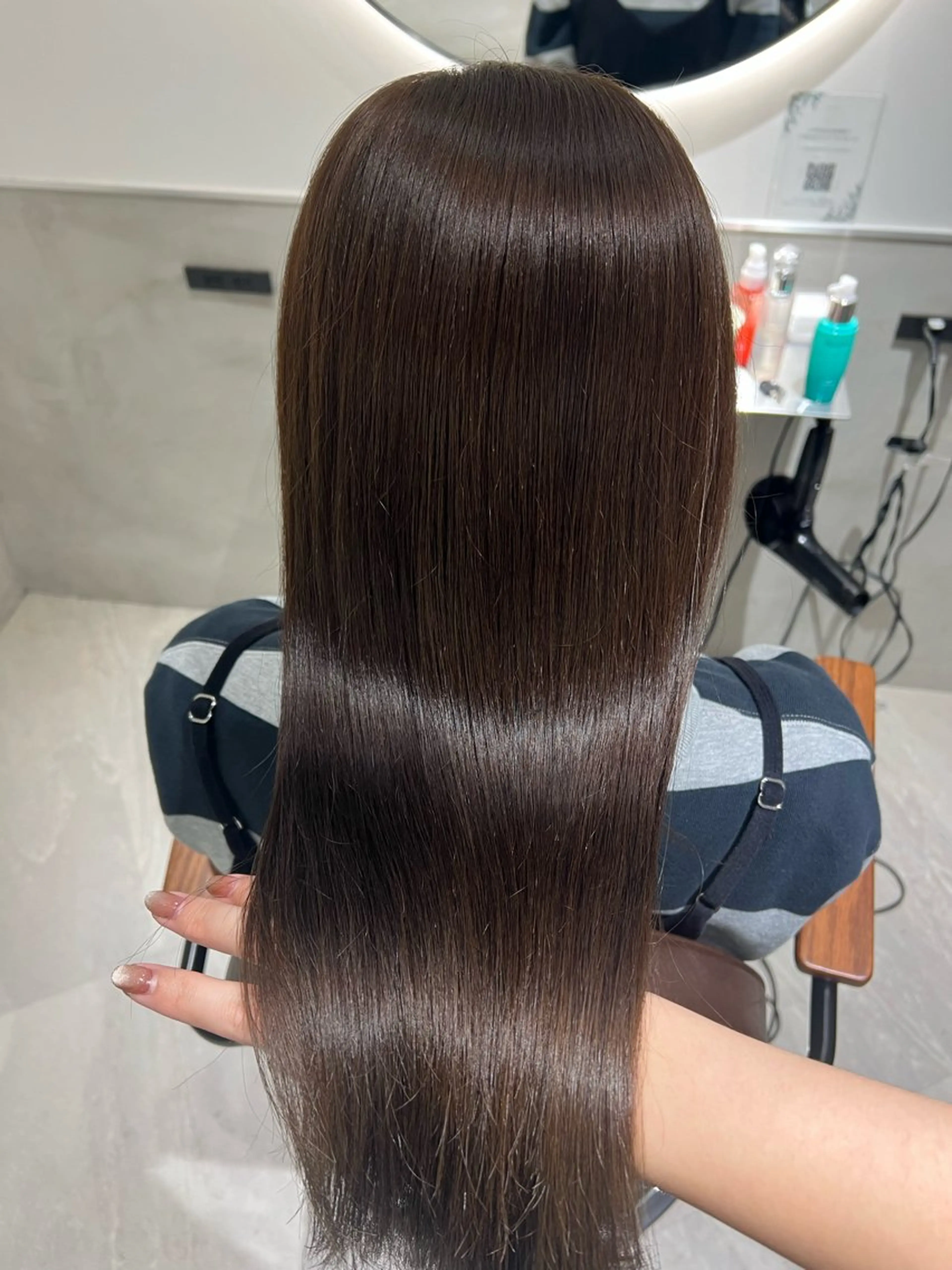 《🥀美髪改善✨️》one color+🖤髪質改善ULTOWA 🍒+りんご幹細胞🍎の写真