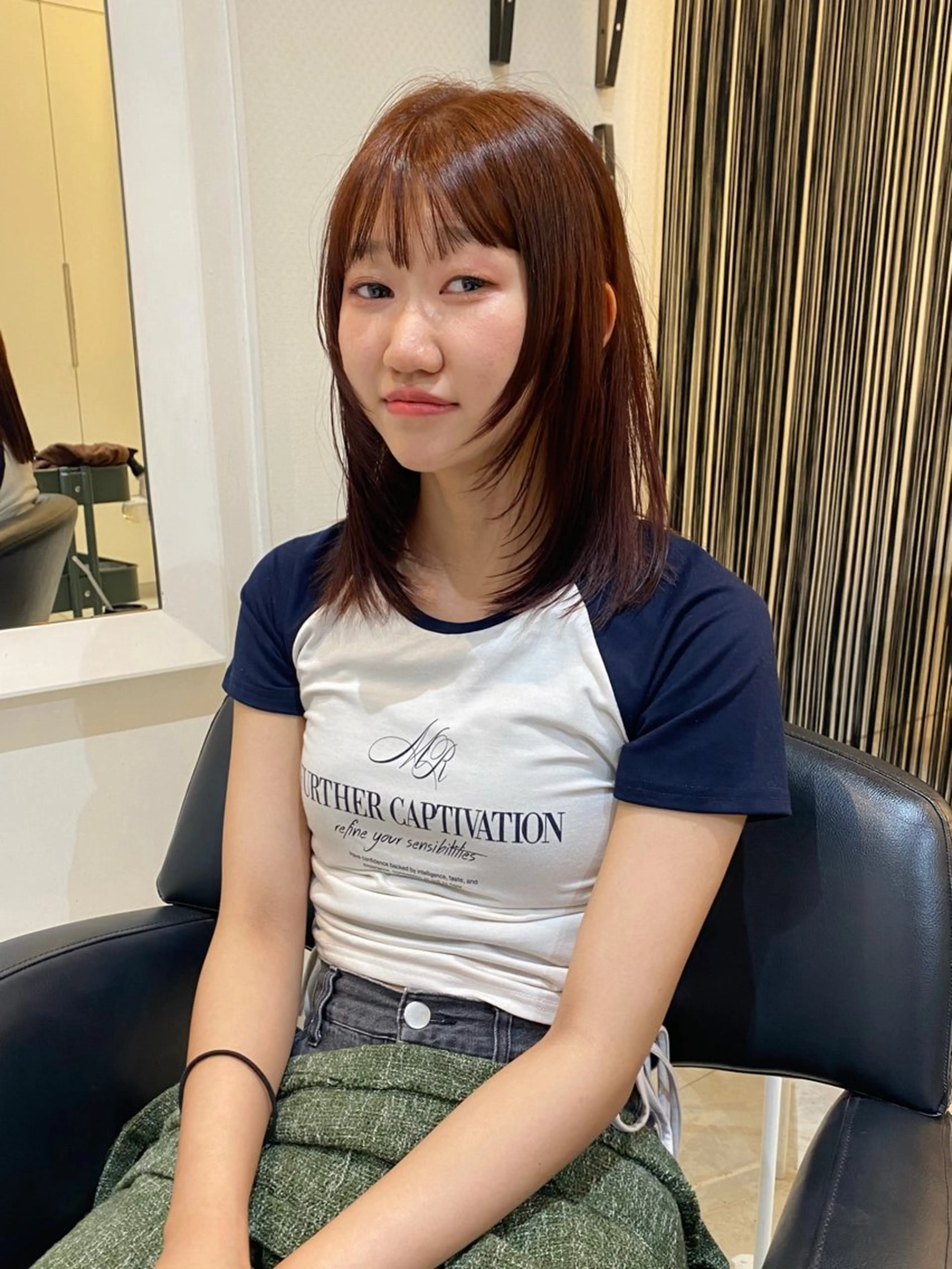 セミロング カラー パーマ 縮毛矯正 カット ヘアカラー トリートメント mai / linoah˚✧のヘアスタイル