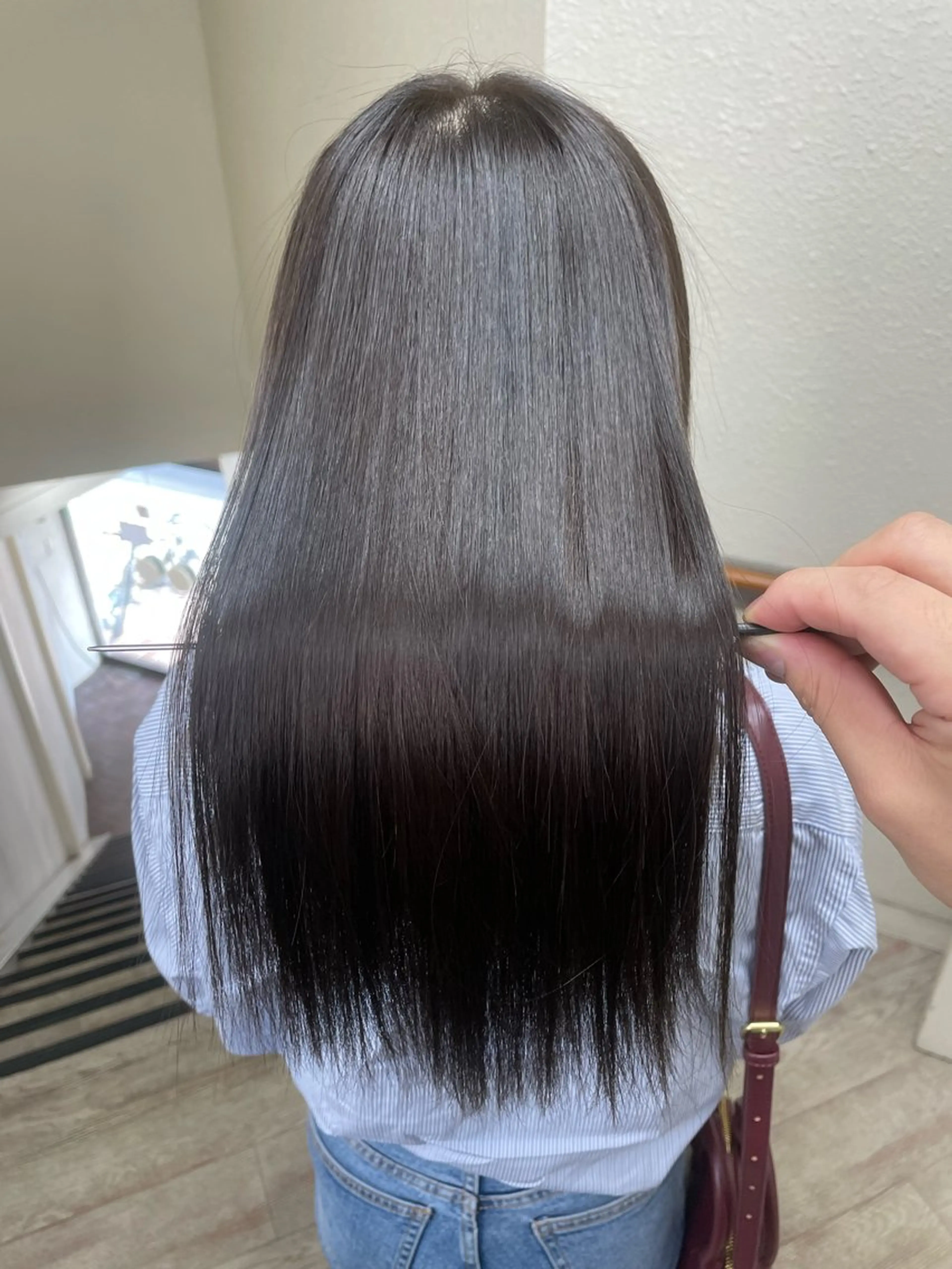 ロング カラー トリートメント 酸熱トリートメント カット ヘアカラー トリートメント RIKU 髪質改善/縮毛矯正のヘアスタイル