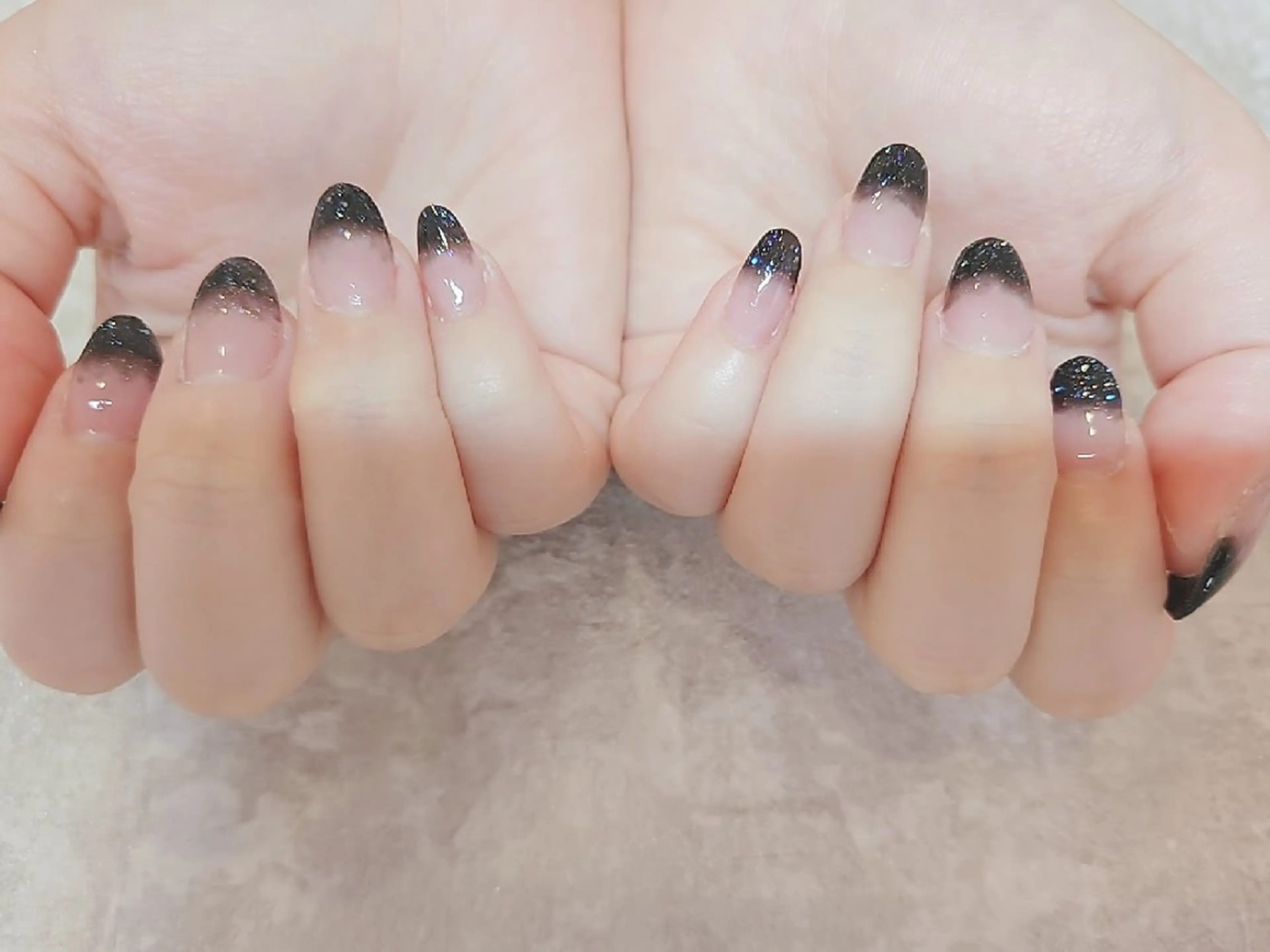 ネイル グラデーション ラメ(グリッター) ハンドネイル CHERIENA NAIL所属・☆CHERIENA  NAIL☆のネイルデザイン