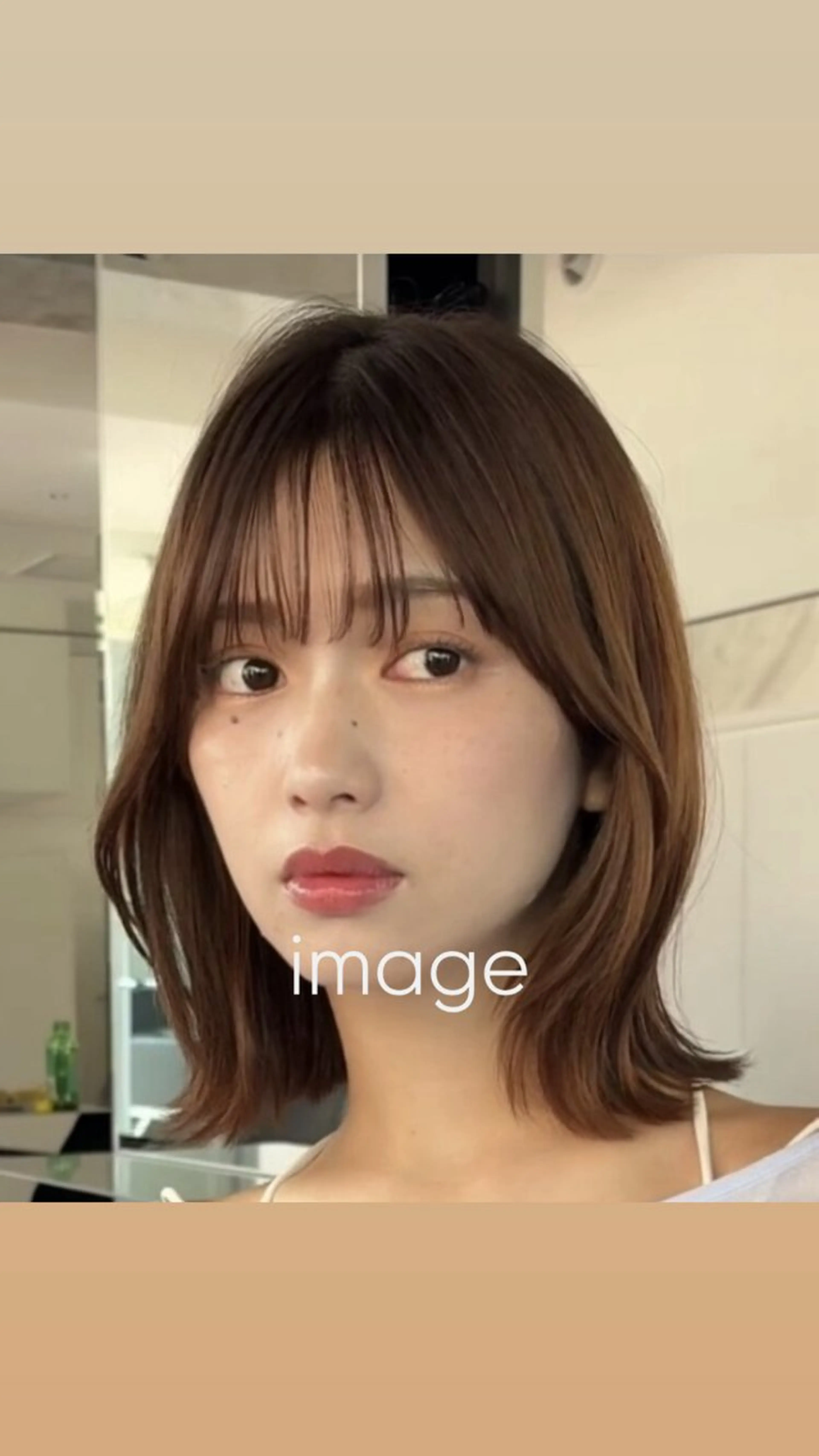 ミディアム 🌙透明感カラー／ 丁寧施術｜松本のヘアスタイル