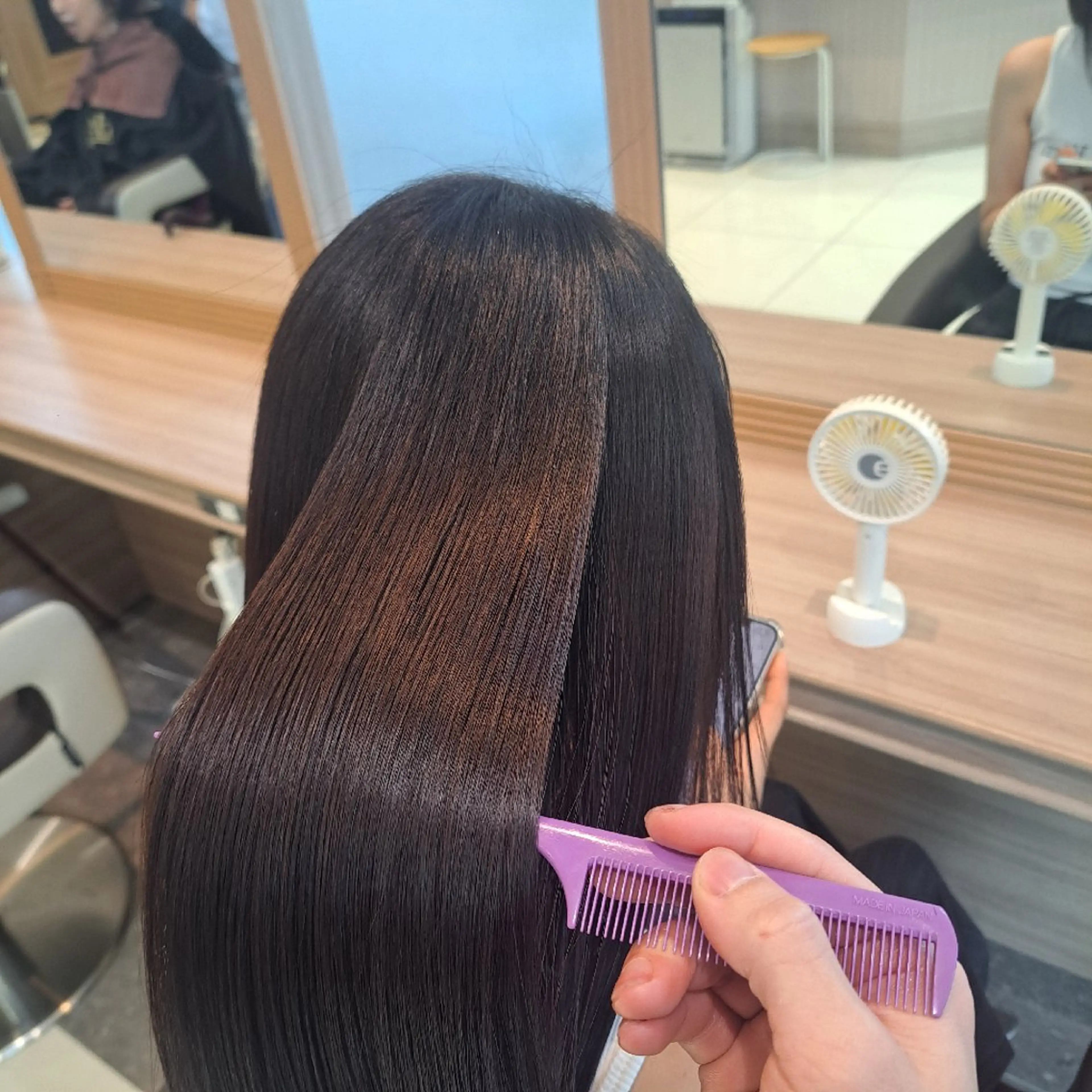 ロング パーマ カラー 極艶縮毛/髪質改善/ KOTAのヘアスタイル