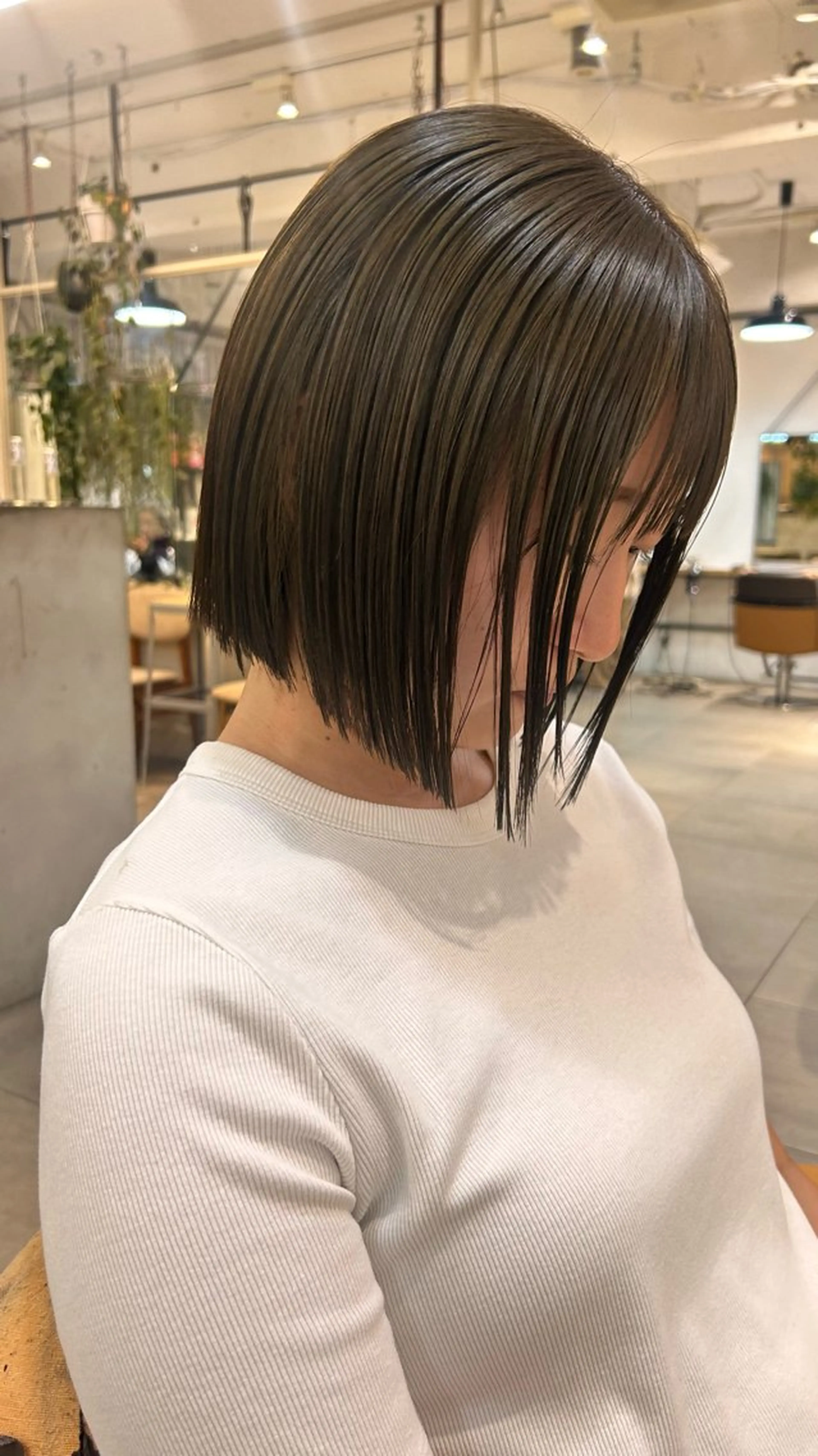 カット 縮毛矯正 じゅわっと暖色カラー 🍊Moemiのヘアスタイル