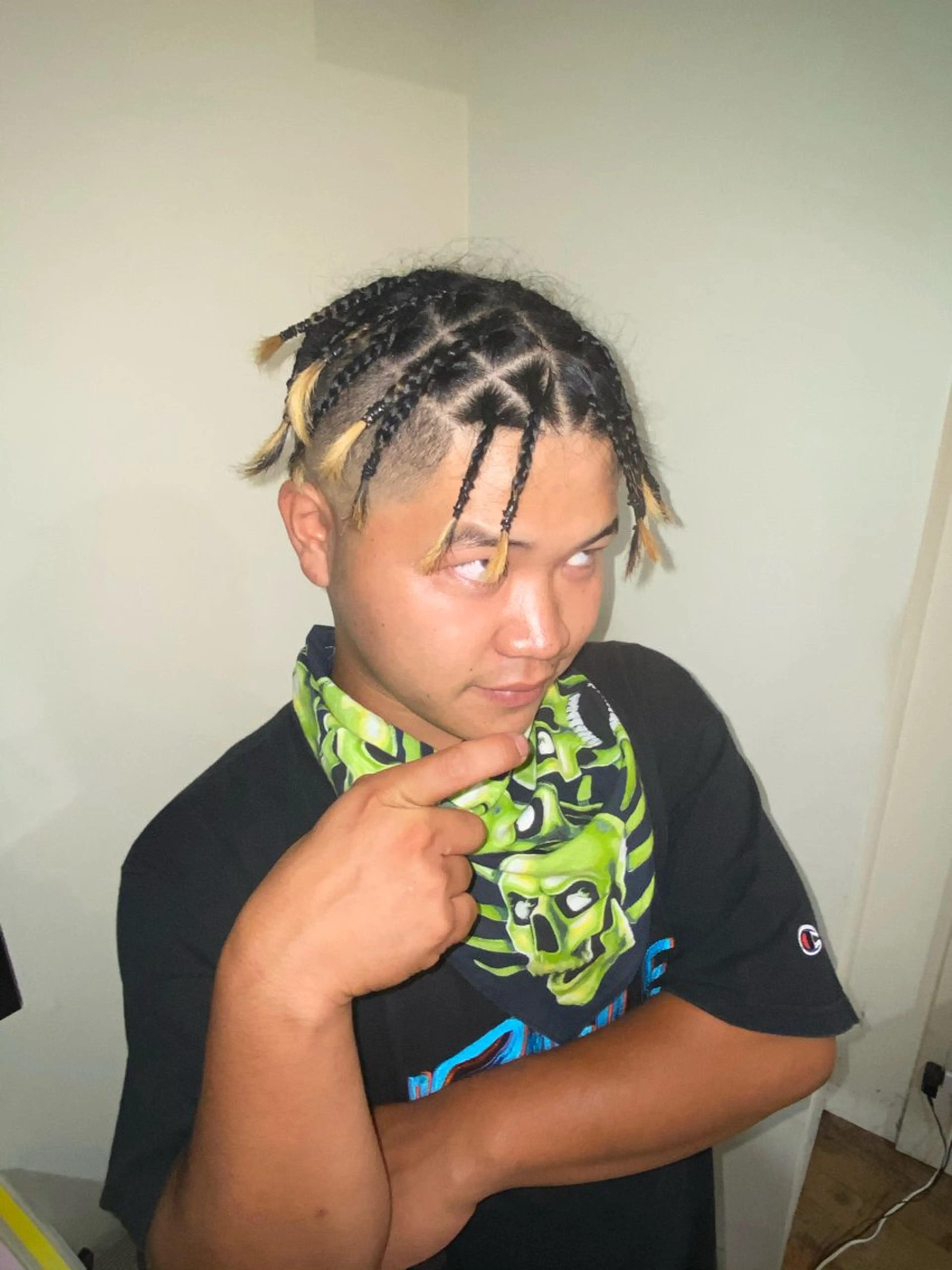 ミディアム ヘアアレンジ メンズ 🌈デザインヘア職人 Kaede🌈のヘアスタイル