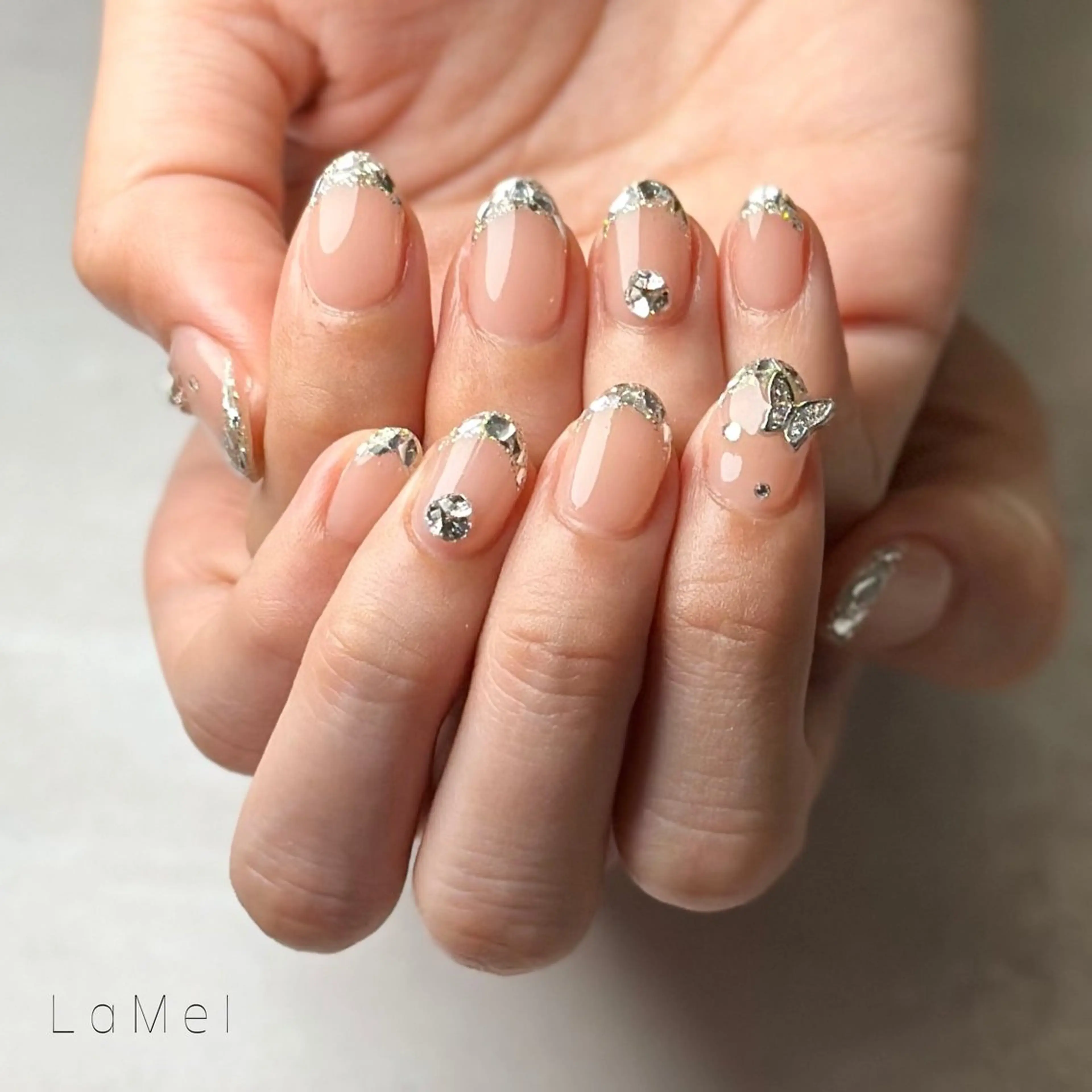 ネイル ブライダルネイル ハンドネイル 【nailsalon LaMeL】落合のネイルデザイン