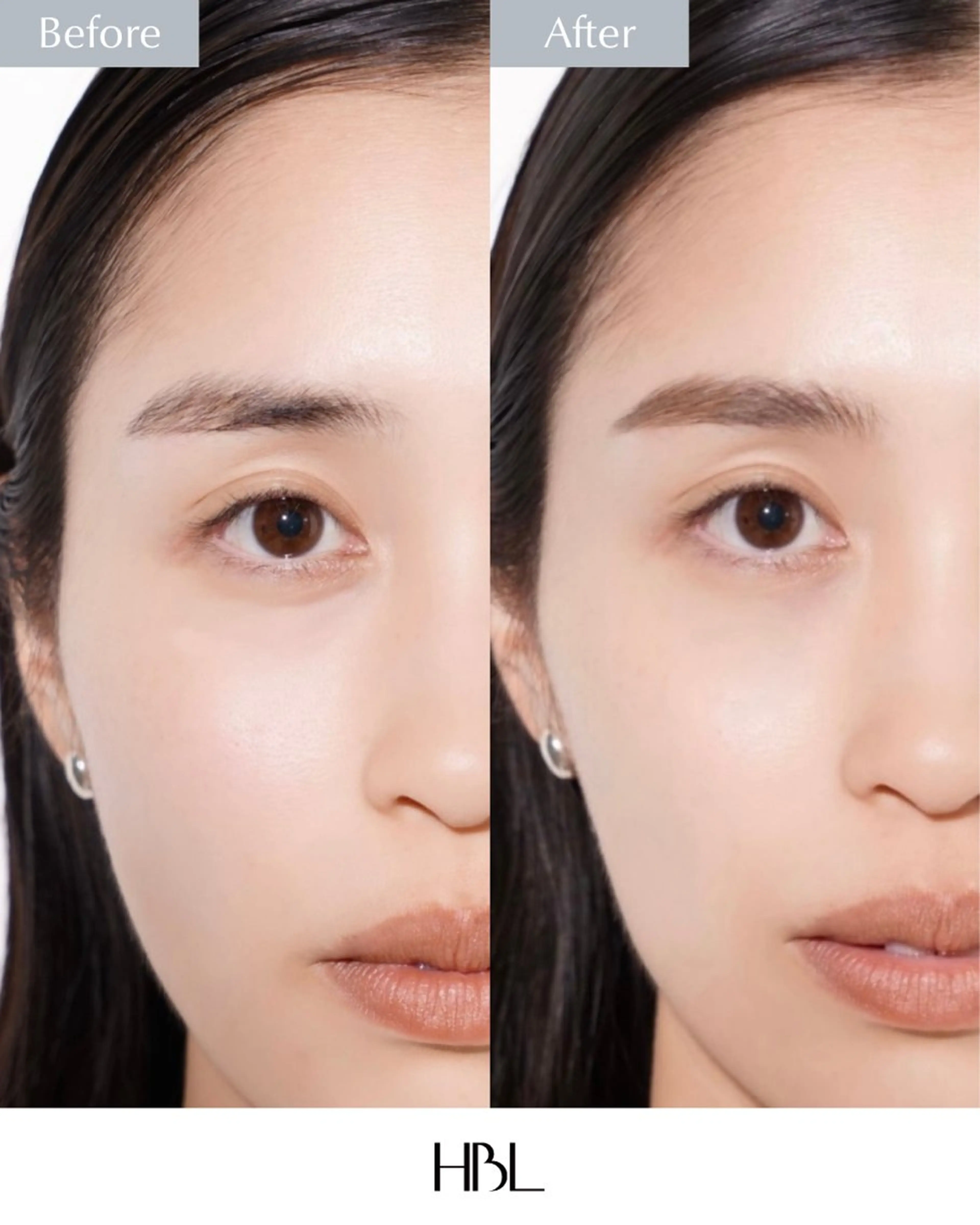 HBLハリウッドブロウリフト眉癖改善の写真