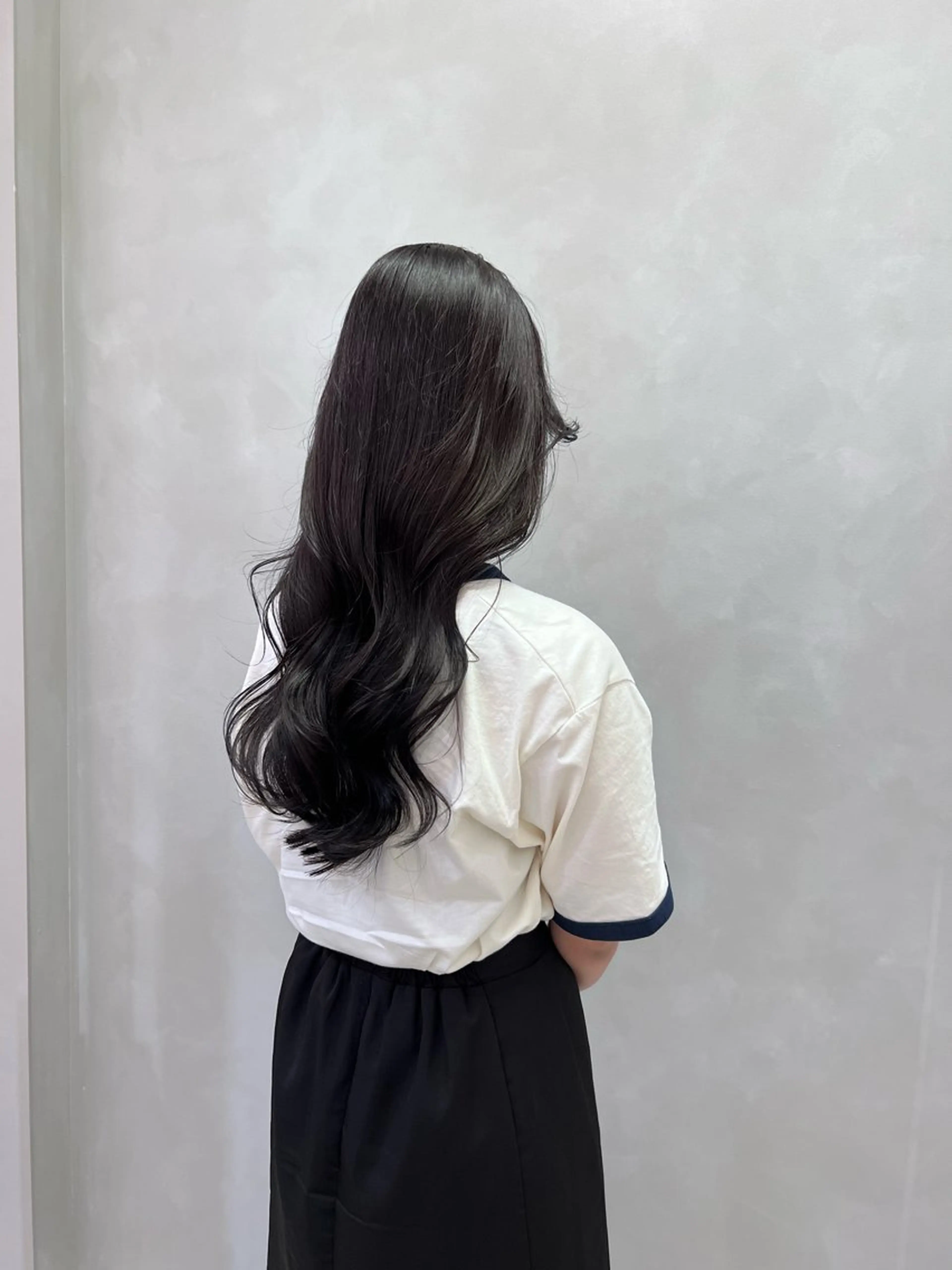 セミロング 韓国風ヘア 橋口 亮平のヘアスタイル