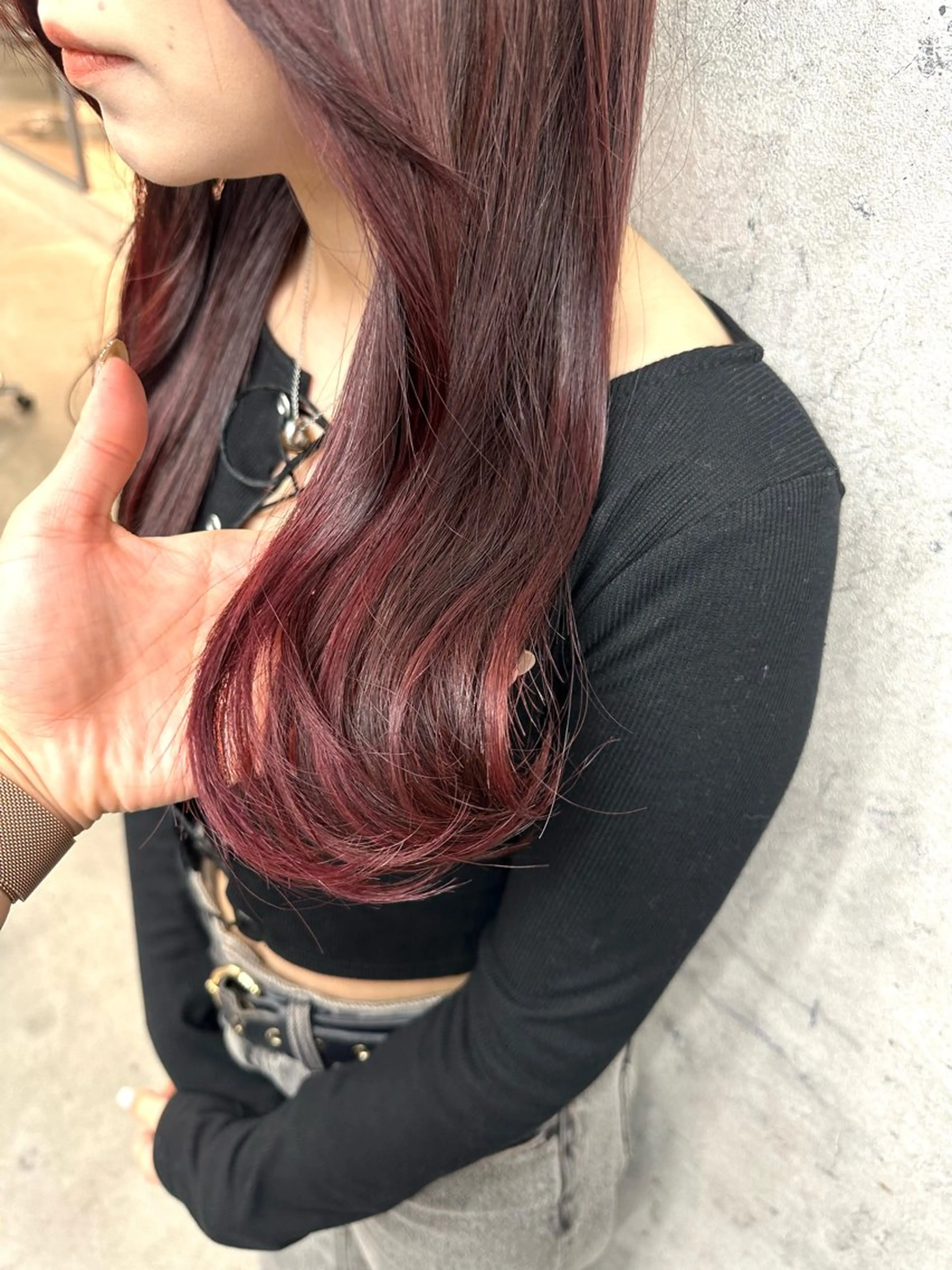 ロング カラー Misora/ボブ/ レイヤー/艶カラーのヘアスタイル