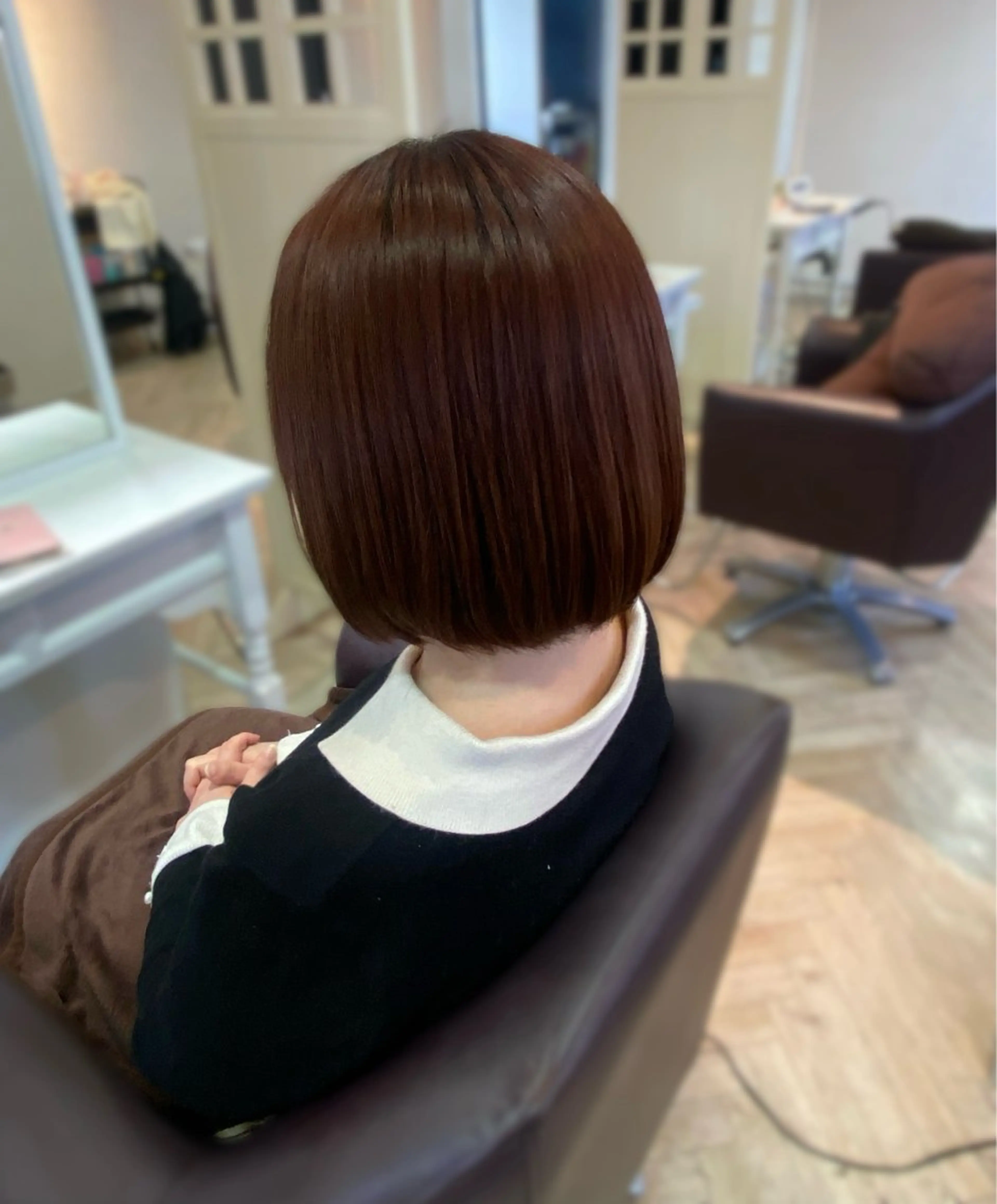 ロング カラー ブラウンカラー ピンクカラー ピンクブラウン Reginavita栄店 【レジナヴィータ】所属・鈴木 二依奈のヘアスタイル