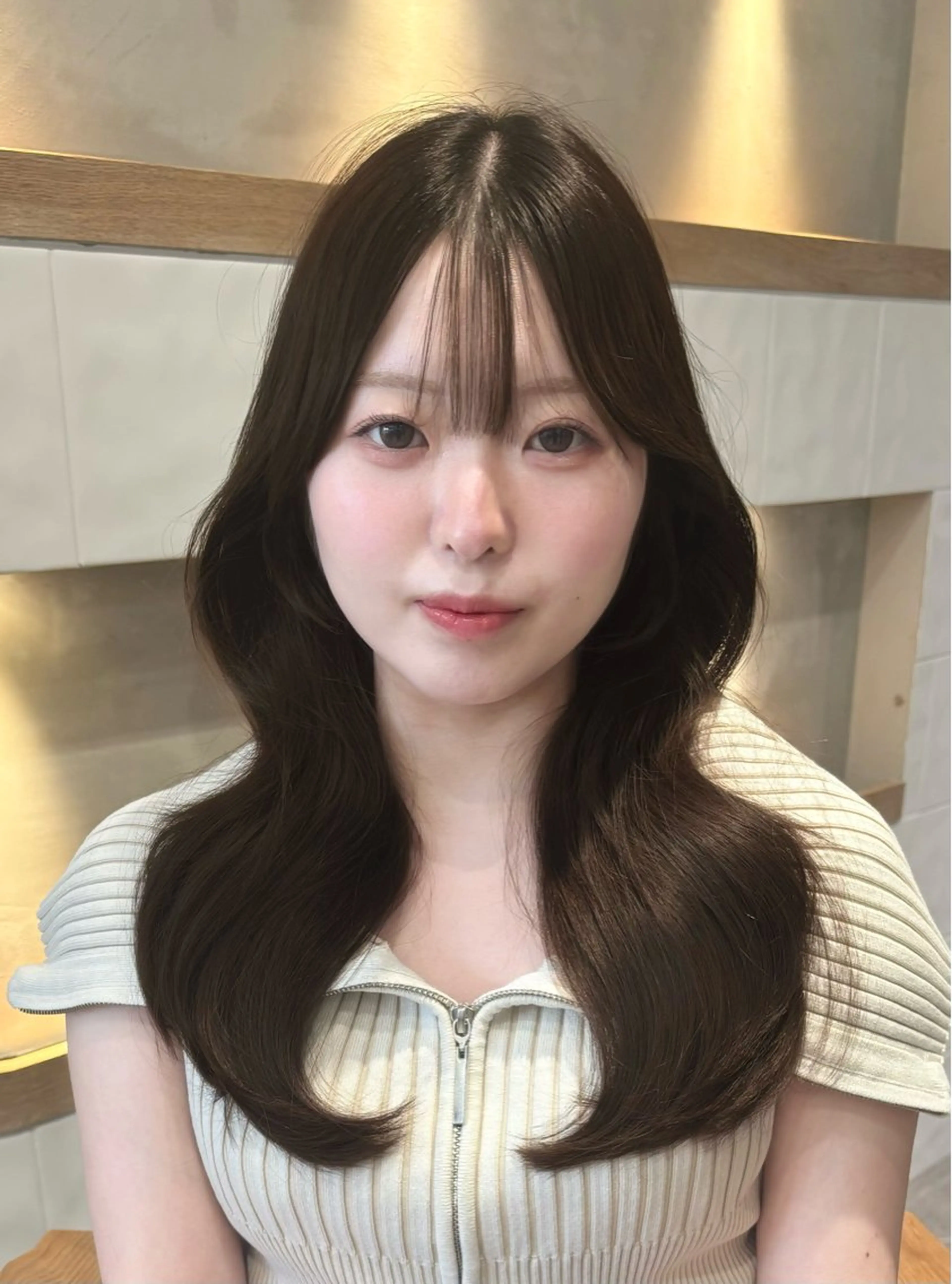 ロング カット トリートメント とろける艶髪レイヤー カット髪質改善しゅんのヘアスタイル