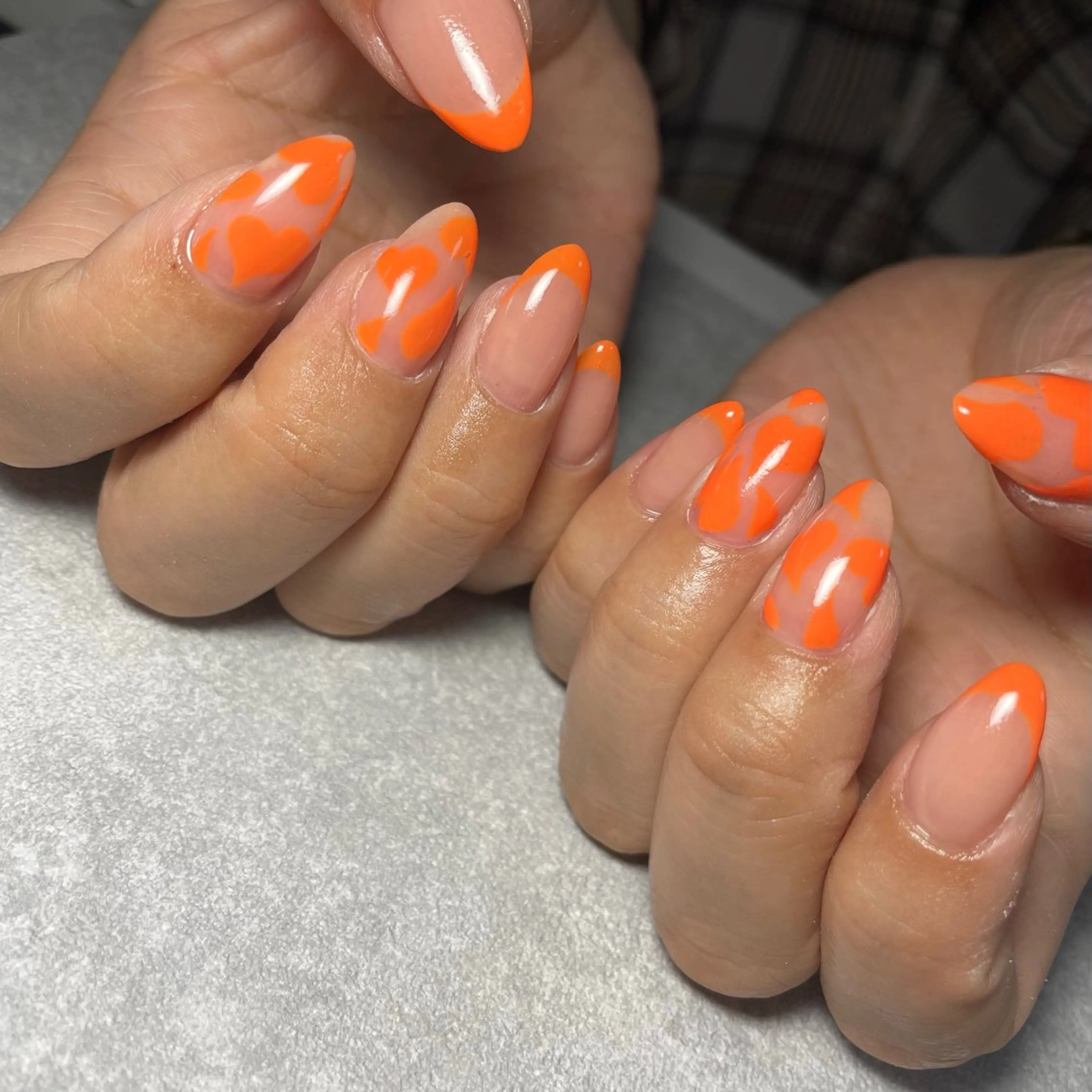 ネイル ハンドネイル nagaoフィルイン パラジェル長さだしのネイルデザイン