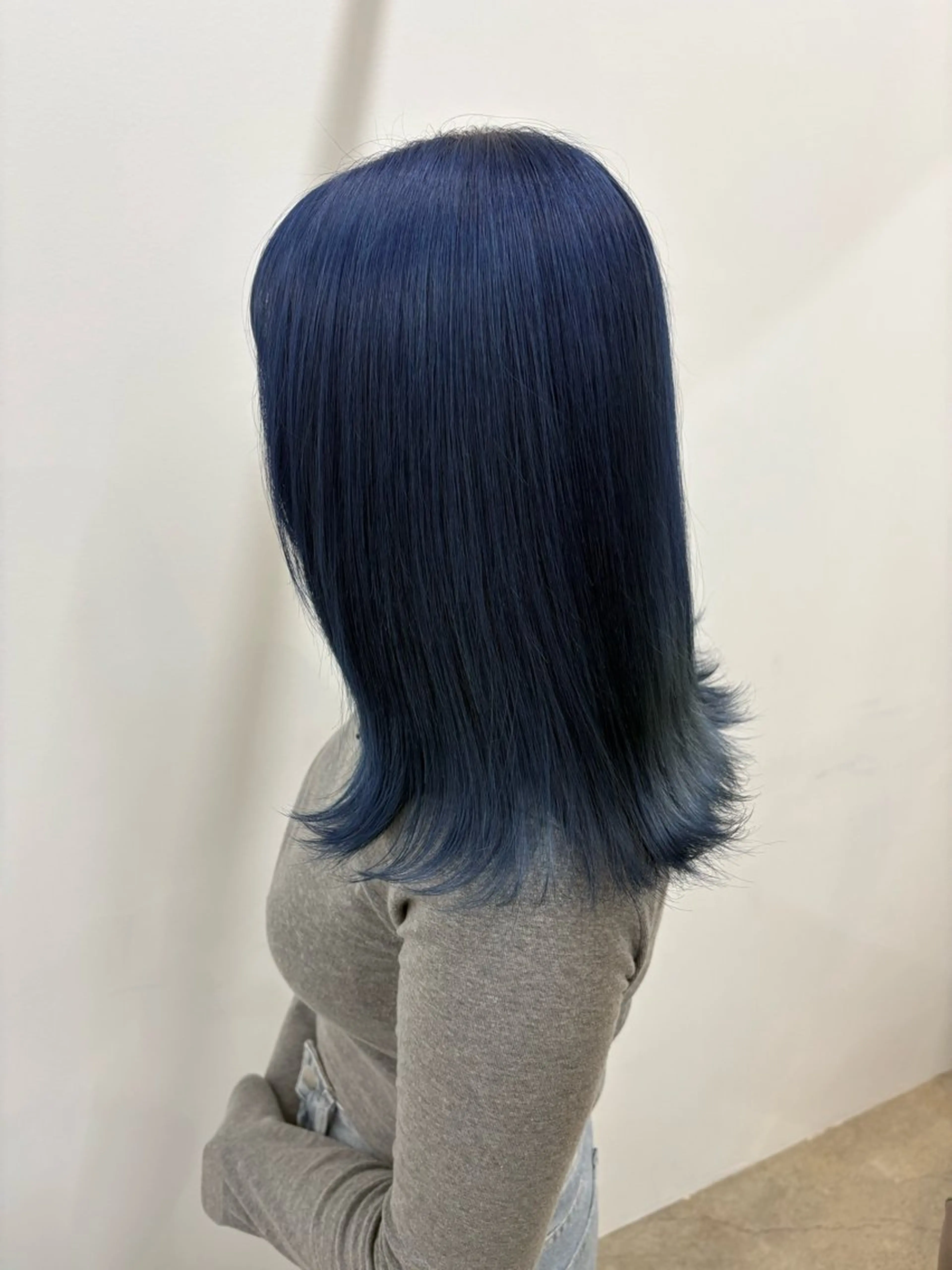 カラー ブルーカラー ネイビーカラー ナナ/ SYS by fitのヘアスタイル