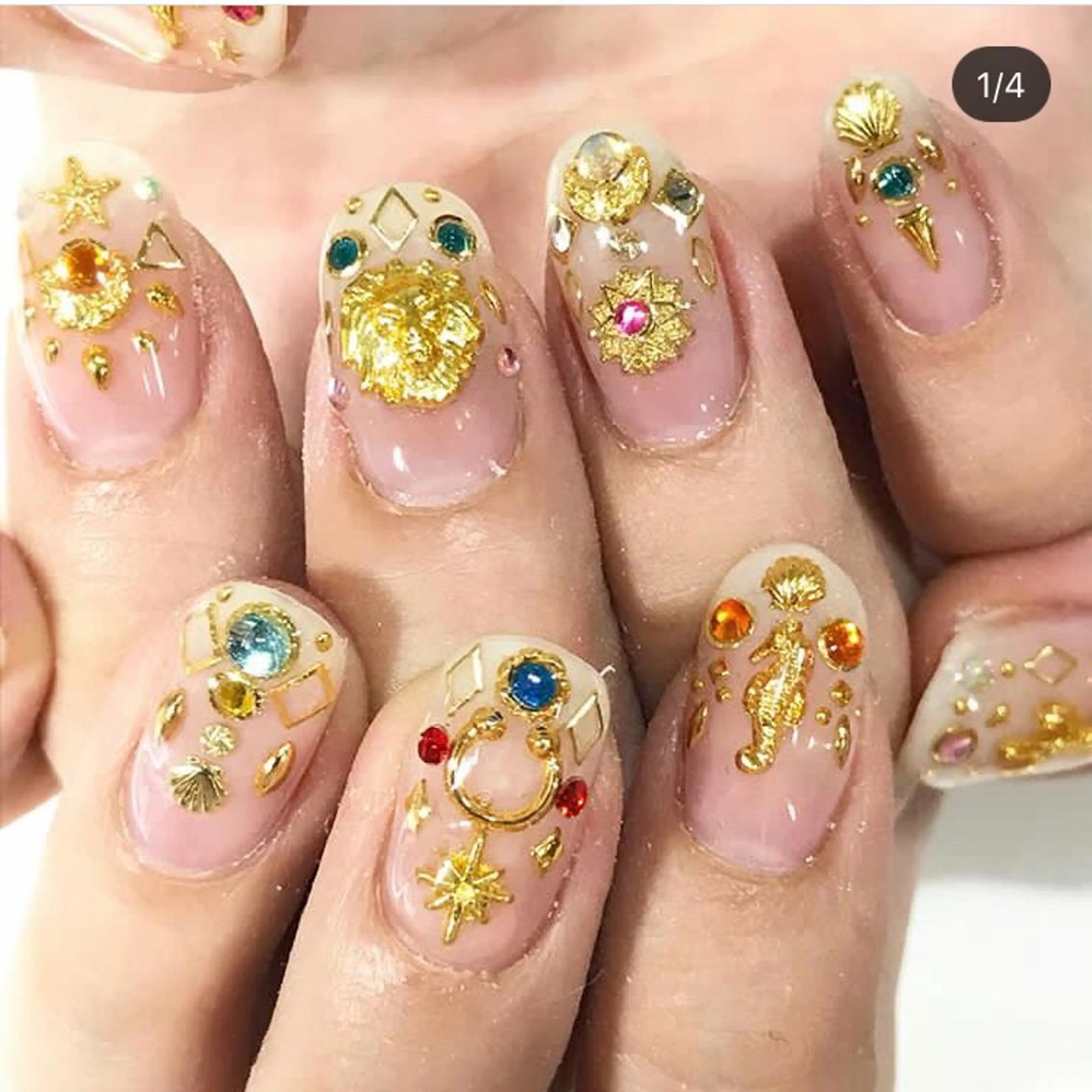 ネイル ジェルネイル 渋谷ビュレネイル Kaoruのネイルデザイン