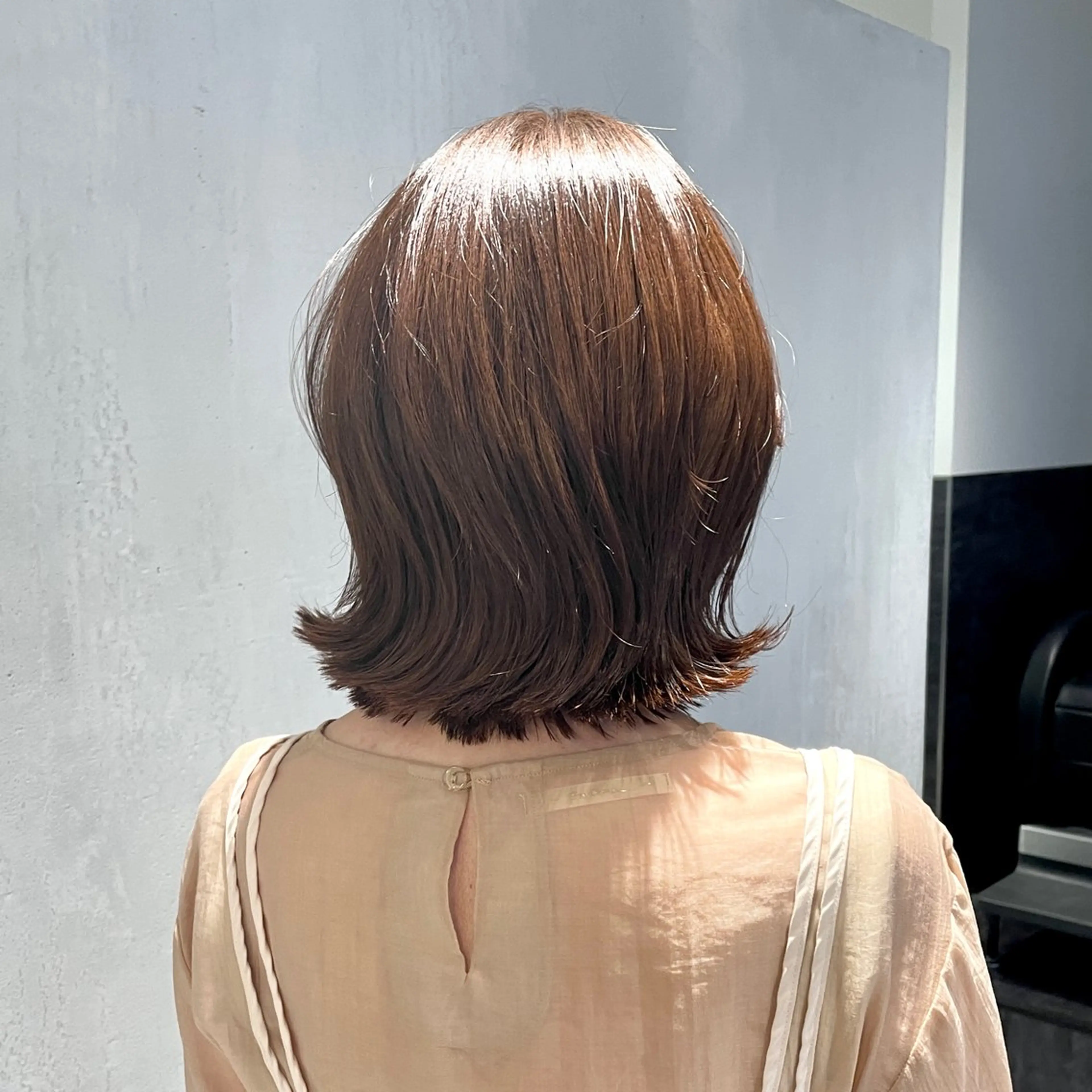 ミディアム カラー ハイライトカラー ハイライト カット ヘアカラー トリートメント ヘッドスパ DX SHARE SALON所属・matka白髪ぼかし 大人ヘア/KEIKOのヘアスタイル