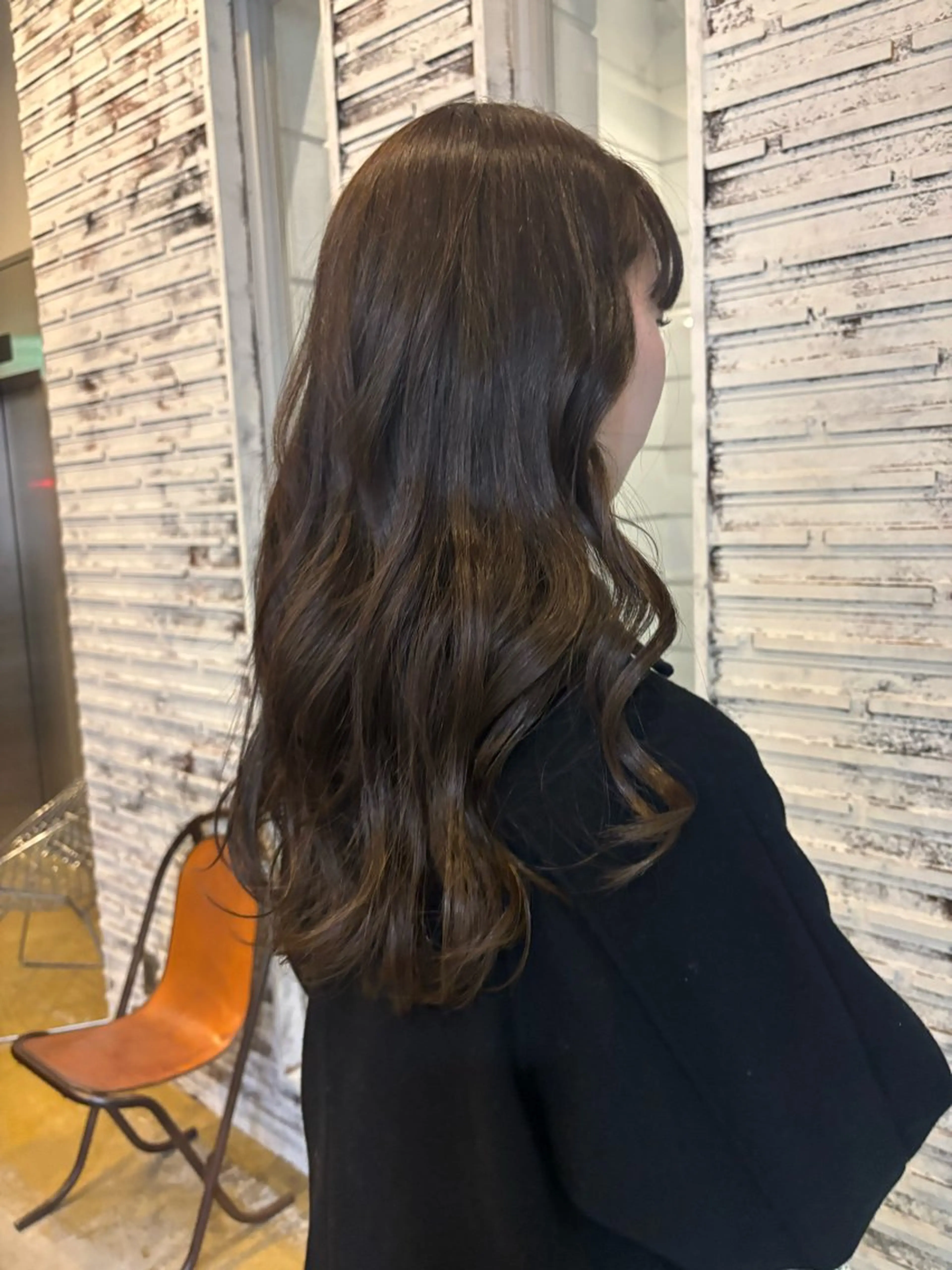 カラー ブラウンカラー オリーブブラウン 伊藤 優衣 /カットモデル名古屋のヘアスタイル