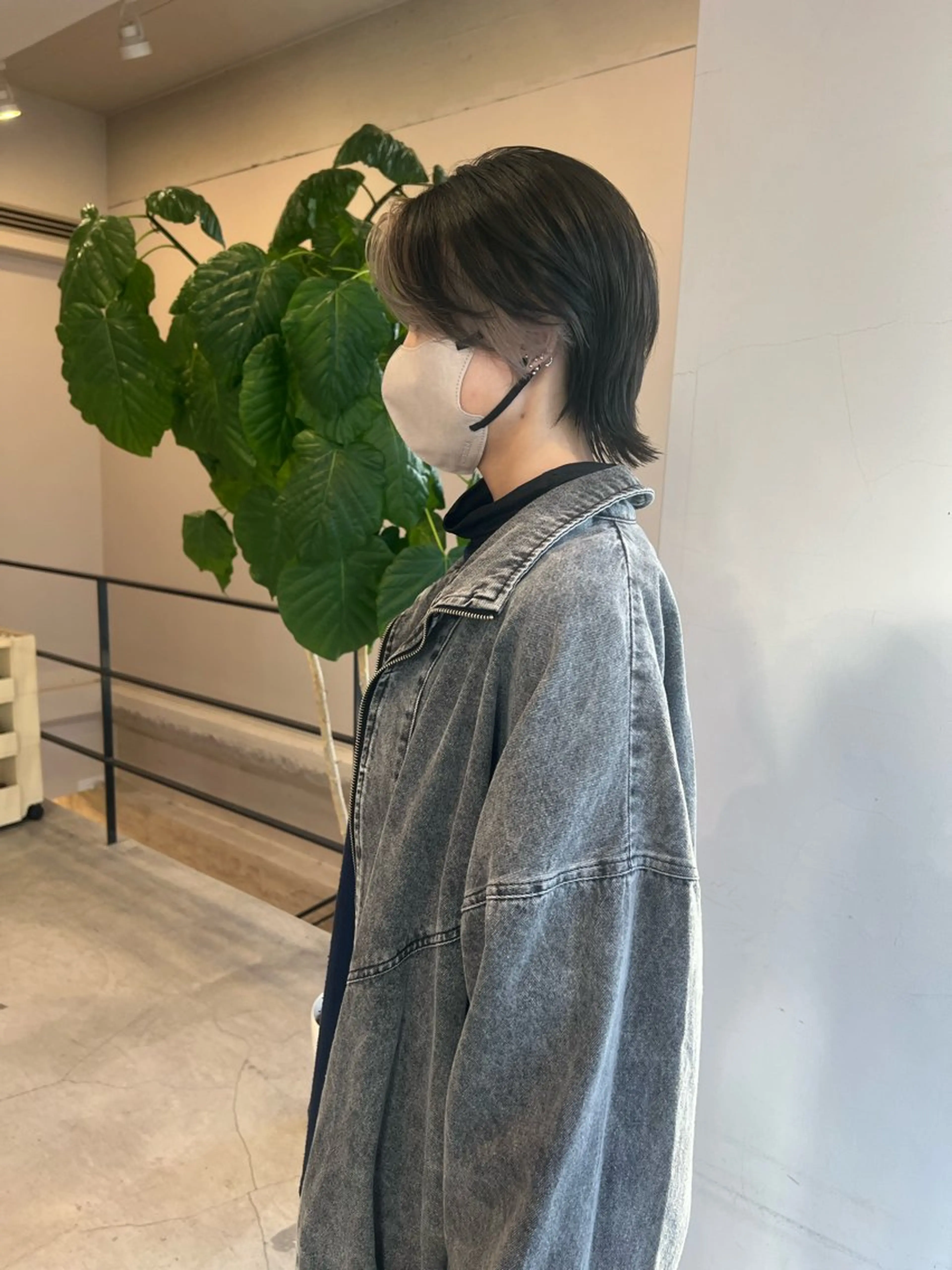 ショート ミストバング カット ヘアカラー ROOM郡山店 / 助川 莉那のヘアスタイル