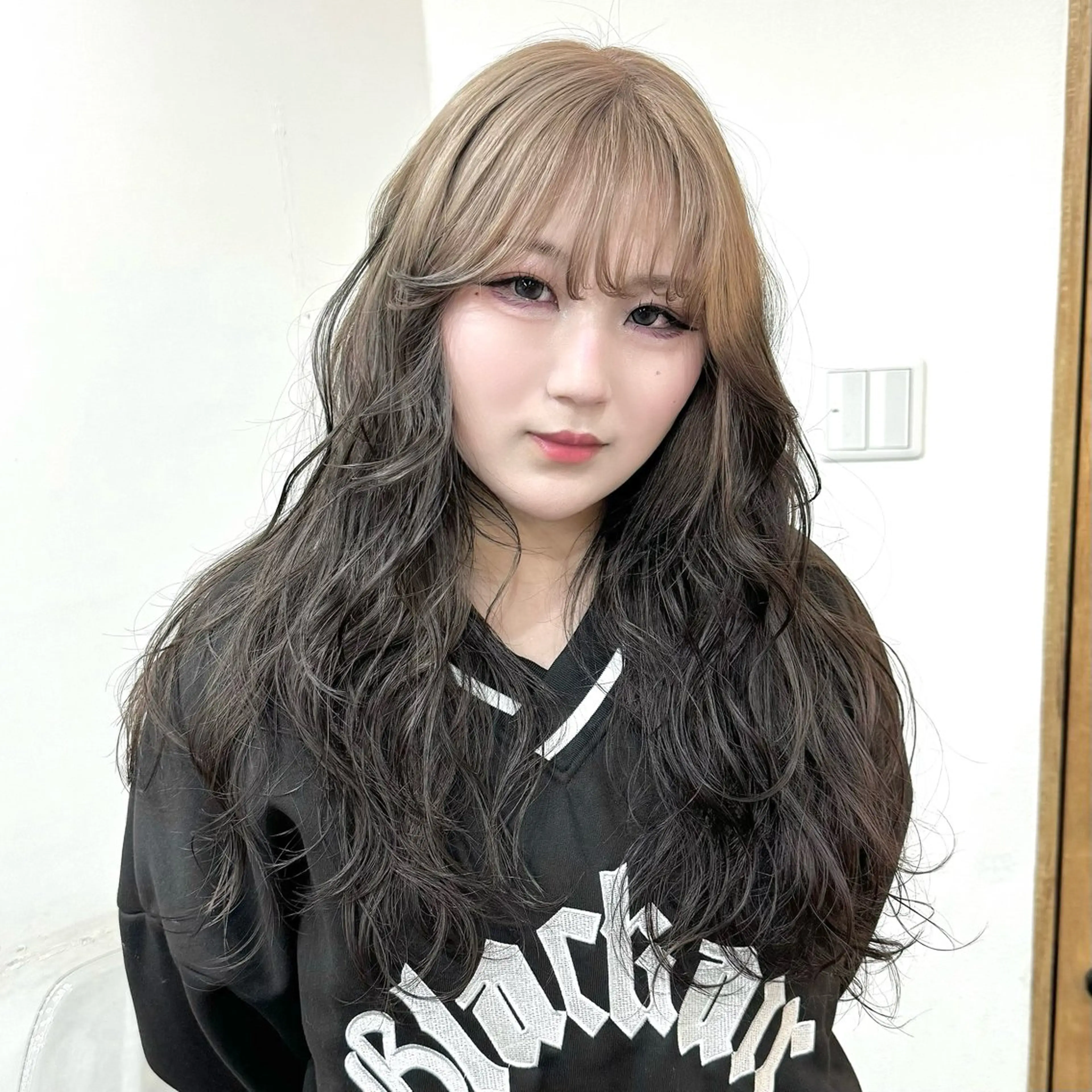 ロング カラー 透明感ワンカラー梅田 ダブルカラー/川上のヘアスタイル