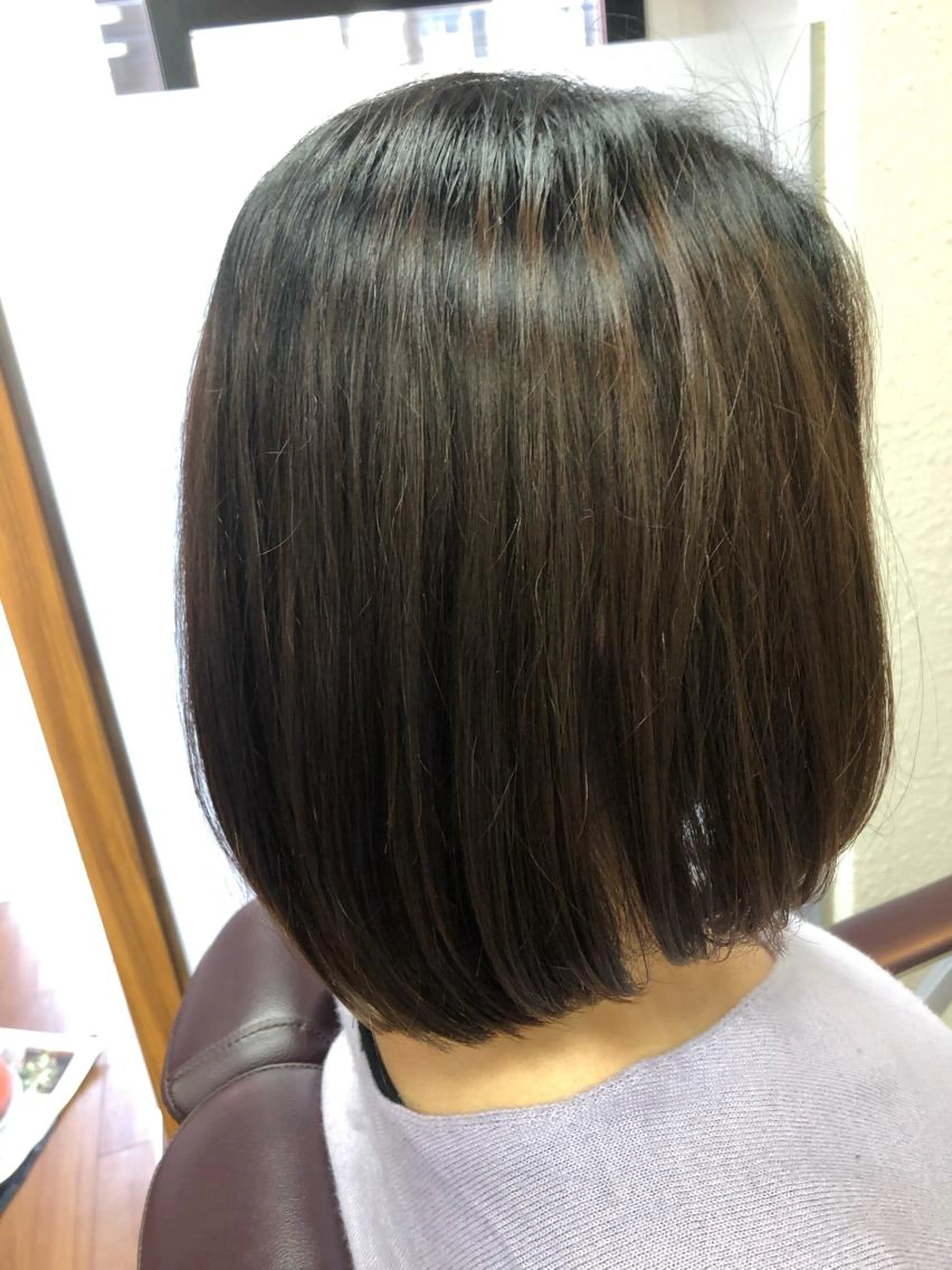 【性別不問】カット+縮毛矯正(肩程の長さまでが対象⭕)の写真