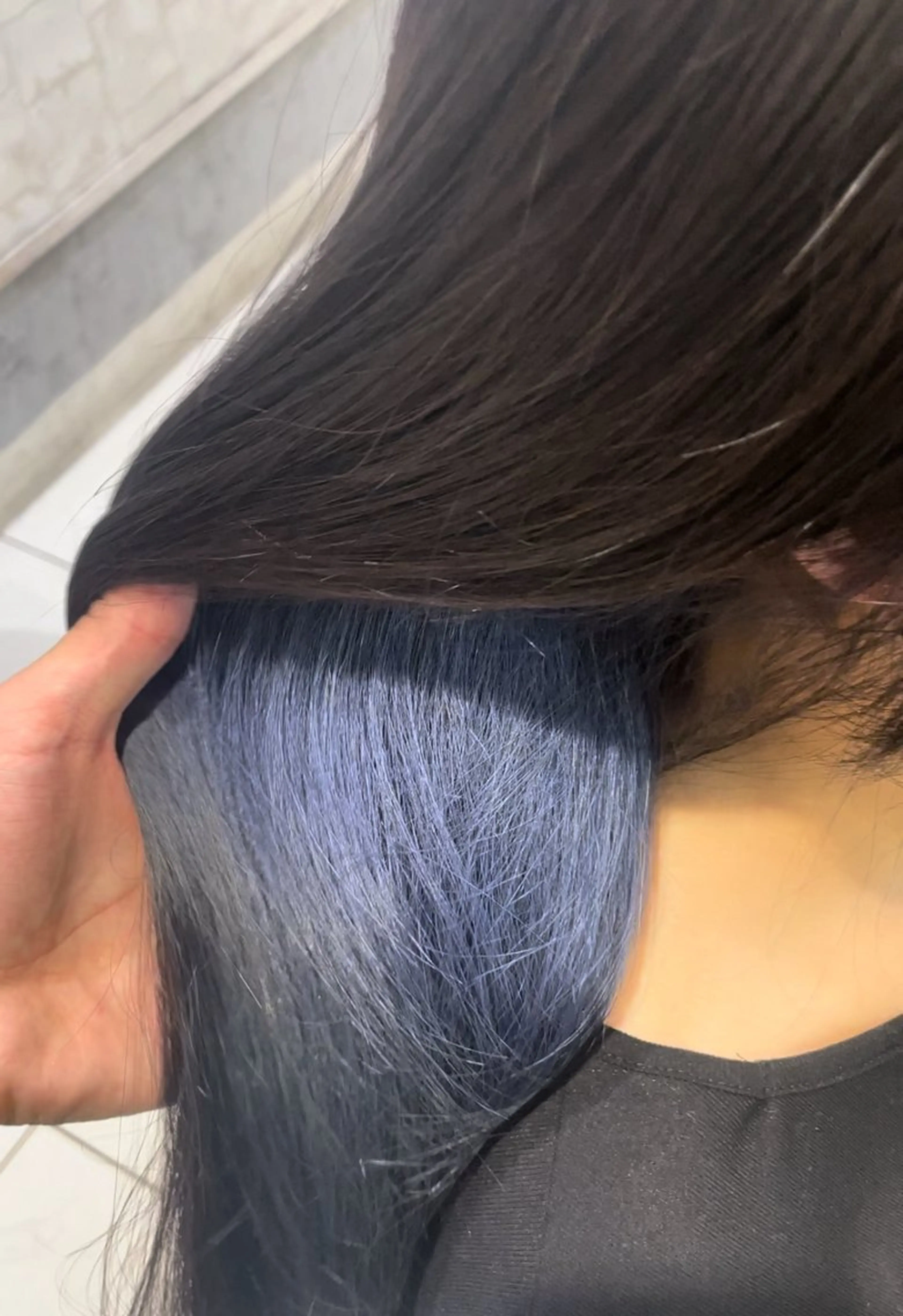 セミロング カラー ヘアカラー 🇰🇷ブリーチ✖︎ 髪質改善七星🇰🇷のヘアスタイル