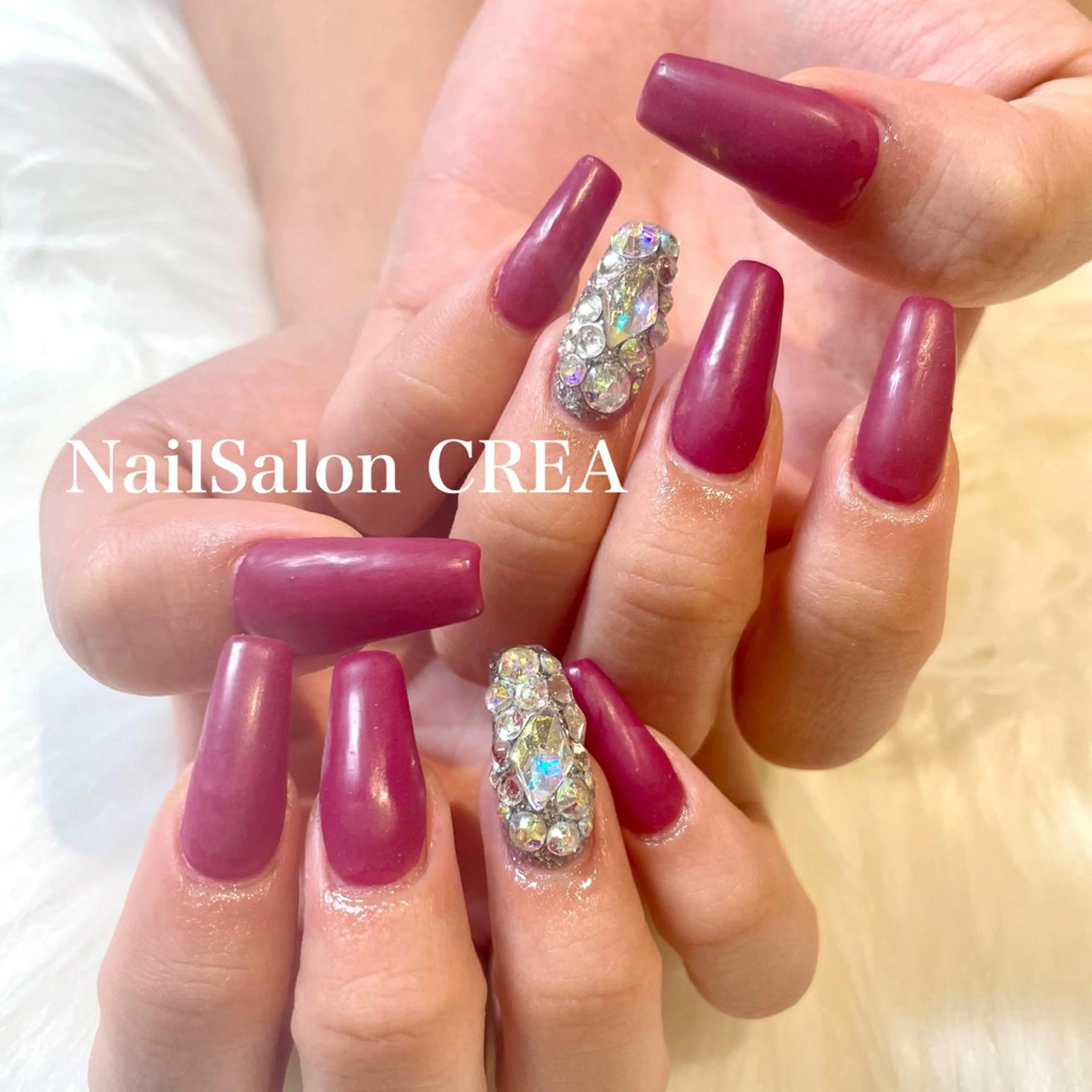 ネイル マットネイル ハンドネイル NailSalon CREAのネイルデザイン