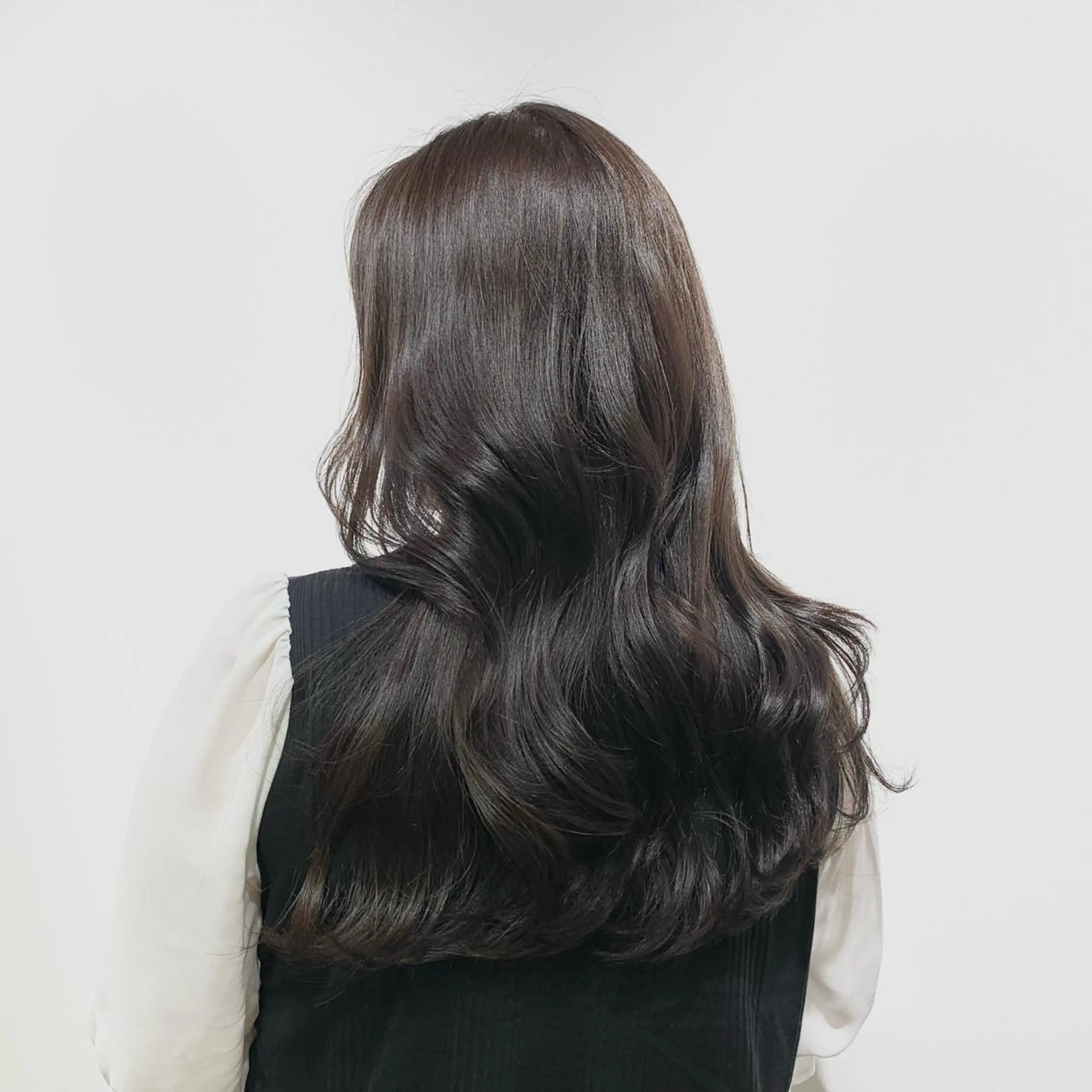 ロング カラー ヘアアレンジ キヨミ 韓国レイヤーカットのヘアスタイル