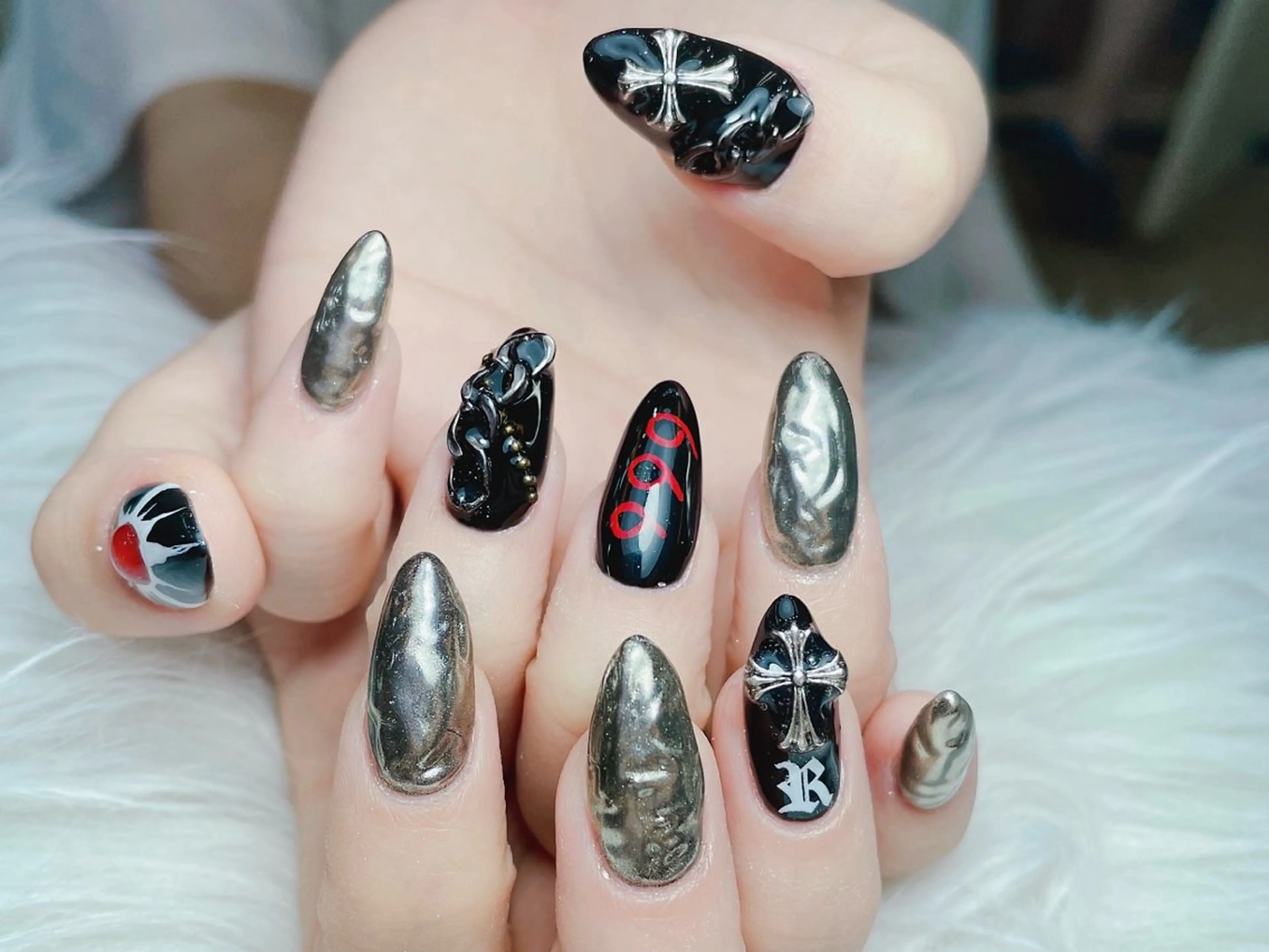 ミディアム ネイルプリンセス所属・princess 木戸　唯のネイルデザイン