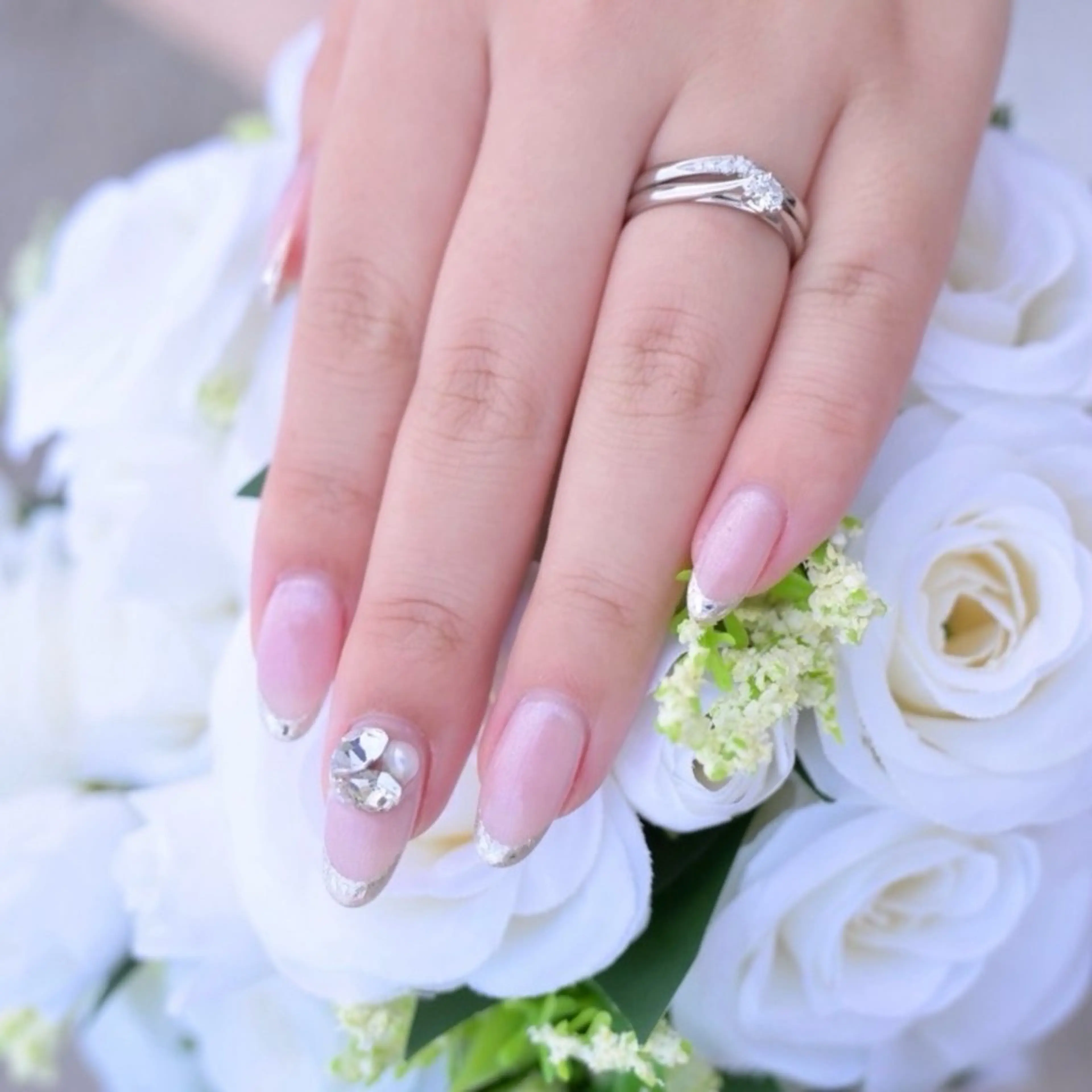 ネイル ブライダルネイル 💅fleur Ayumiのネイルデザイン