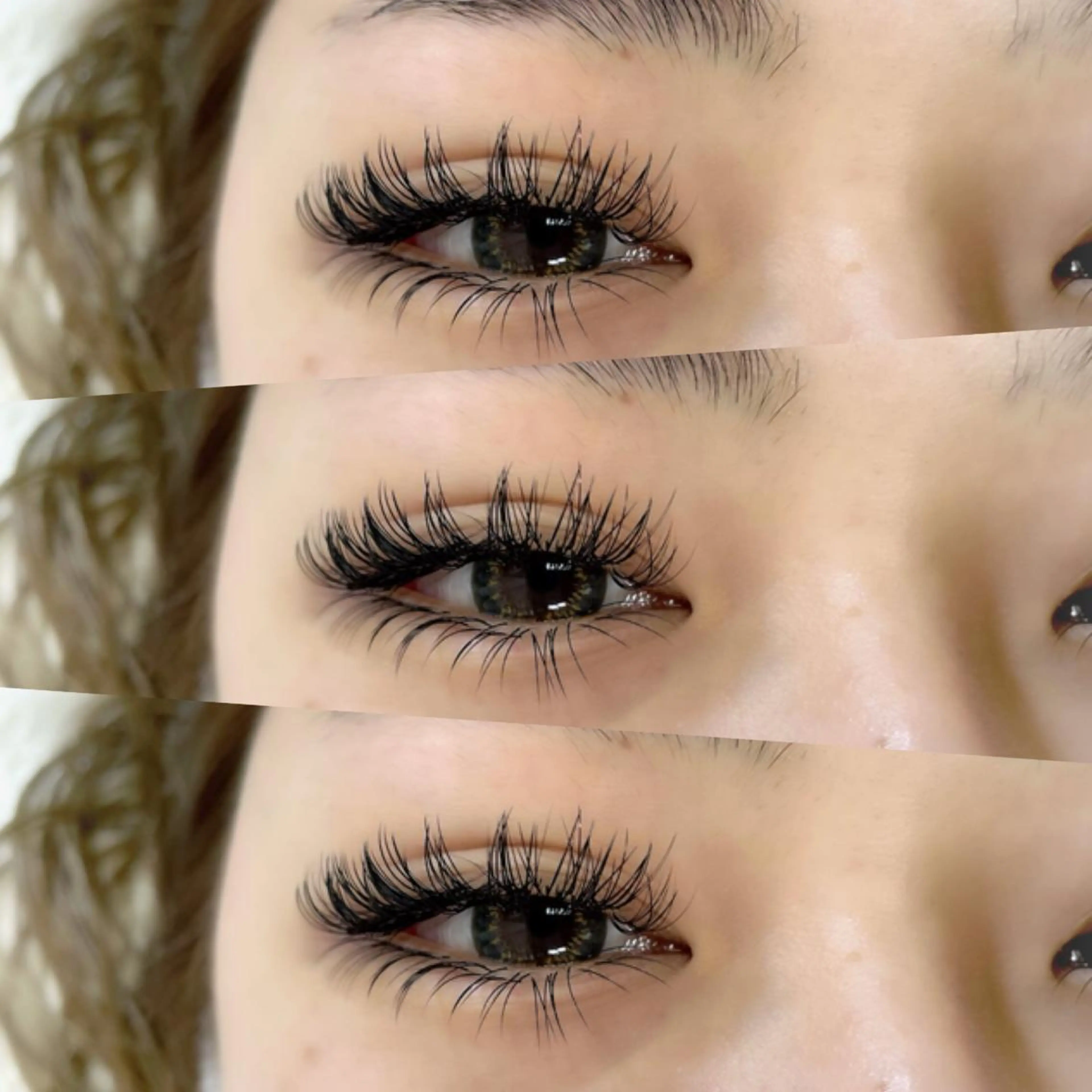 下まつげつけ放題¥2000の写真