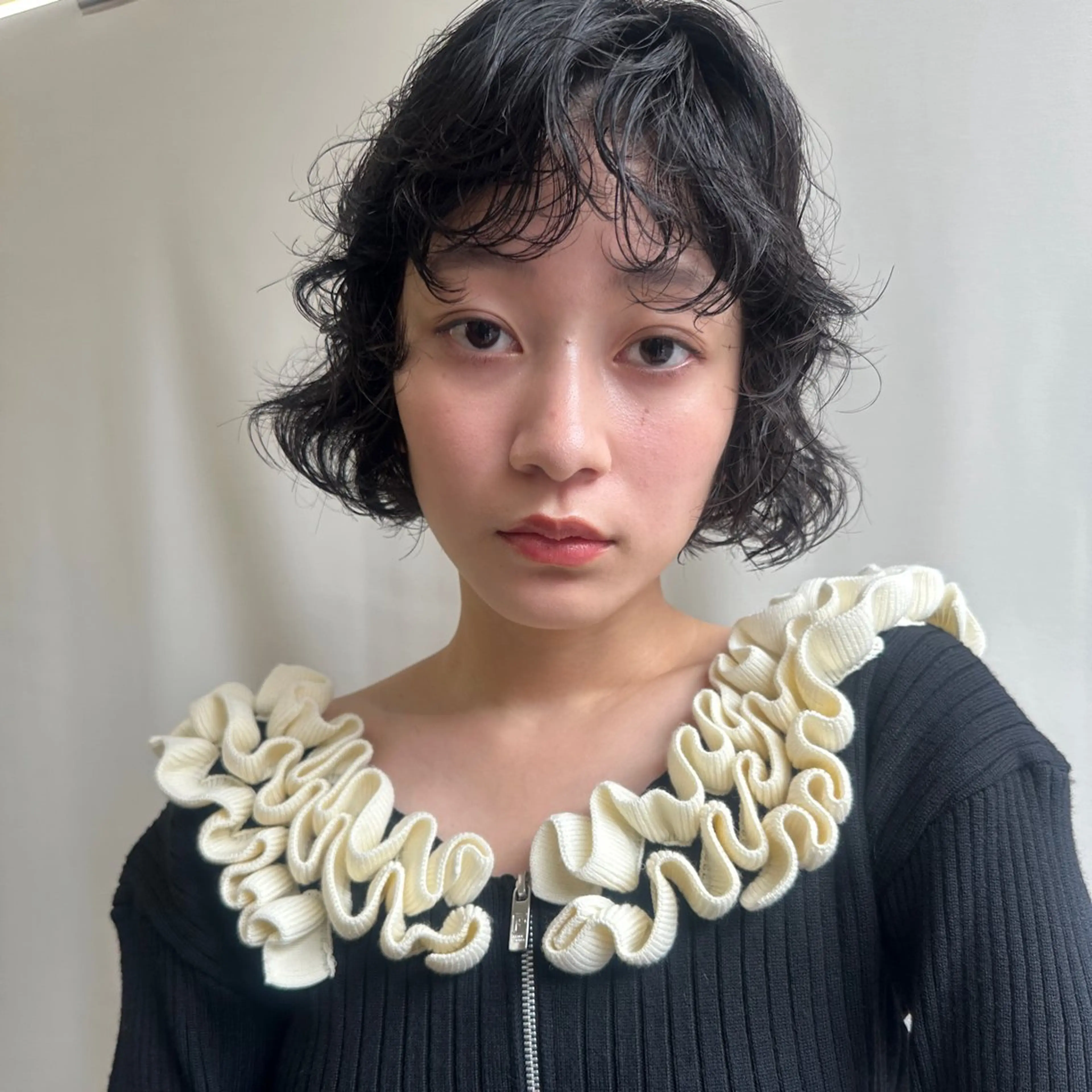 ショート カラー パーマ カット ヘアカラー パーマ ボブ/レイヤー/ケア パーマ/リュウタのヘアスタイル