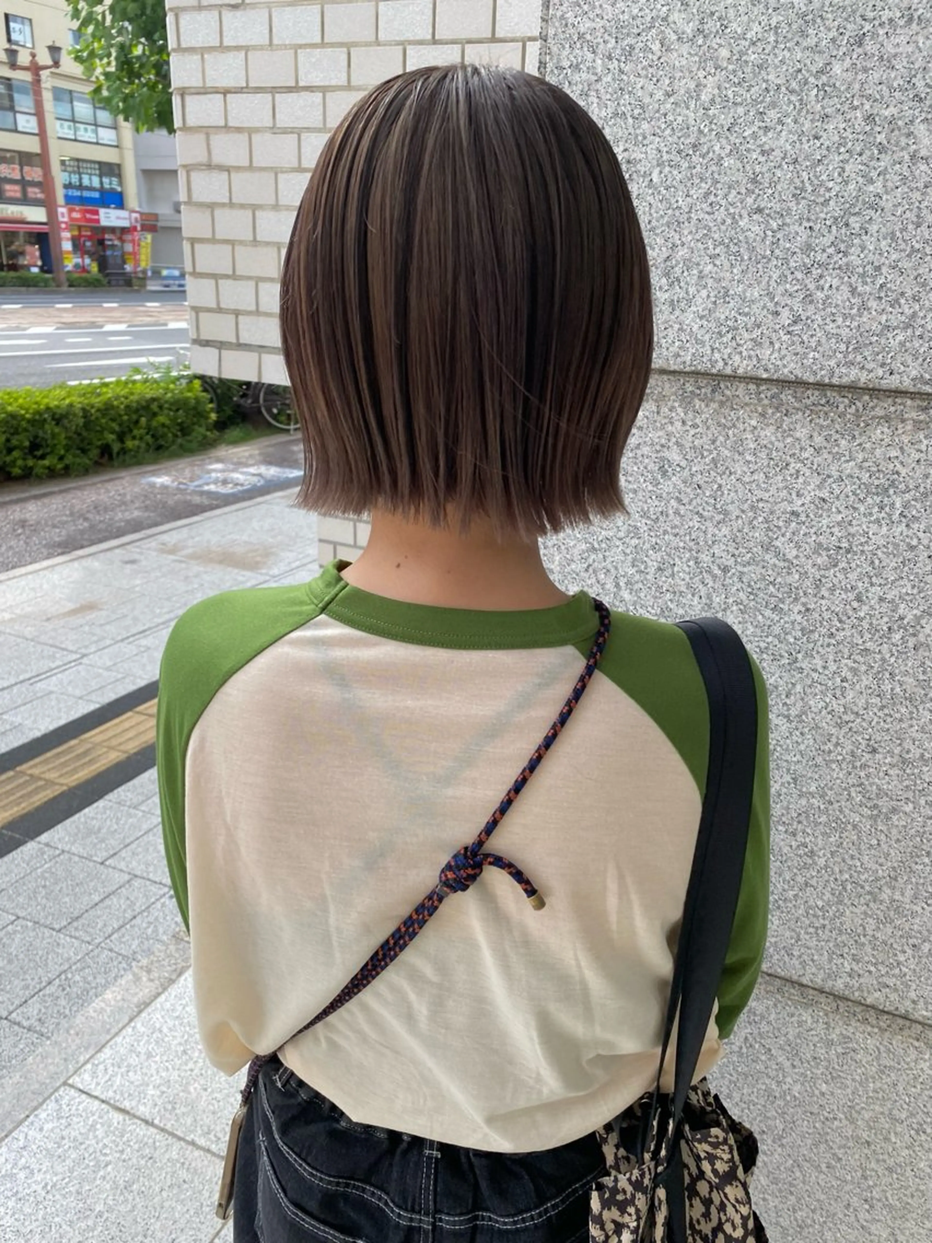 ショート カラー ベージュカラー ブリーチ カット ヘアカラー トリートメント 広島/ボブ/レイヤー 🌿‬wakabaのヘアスタイル