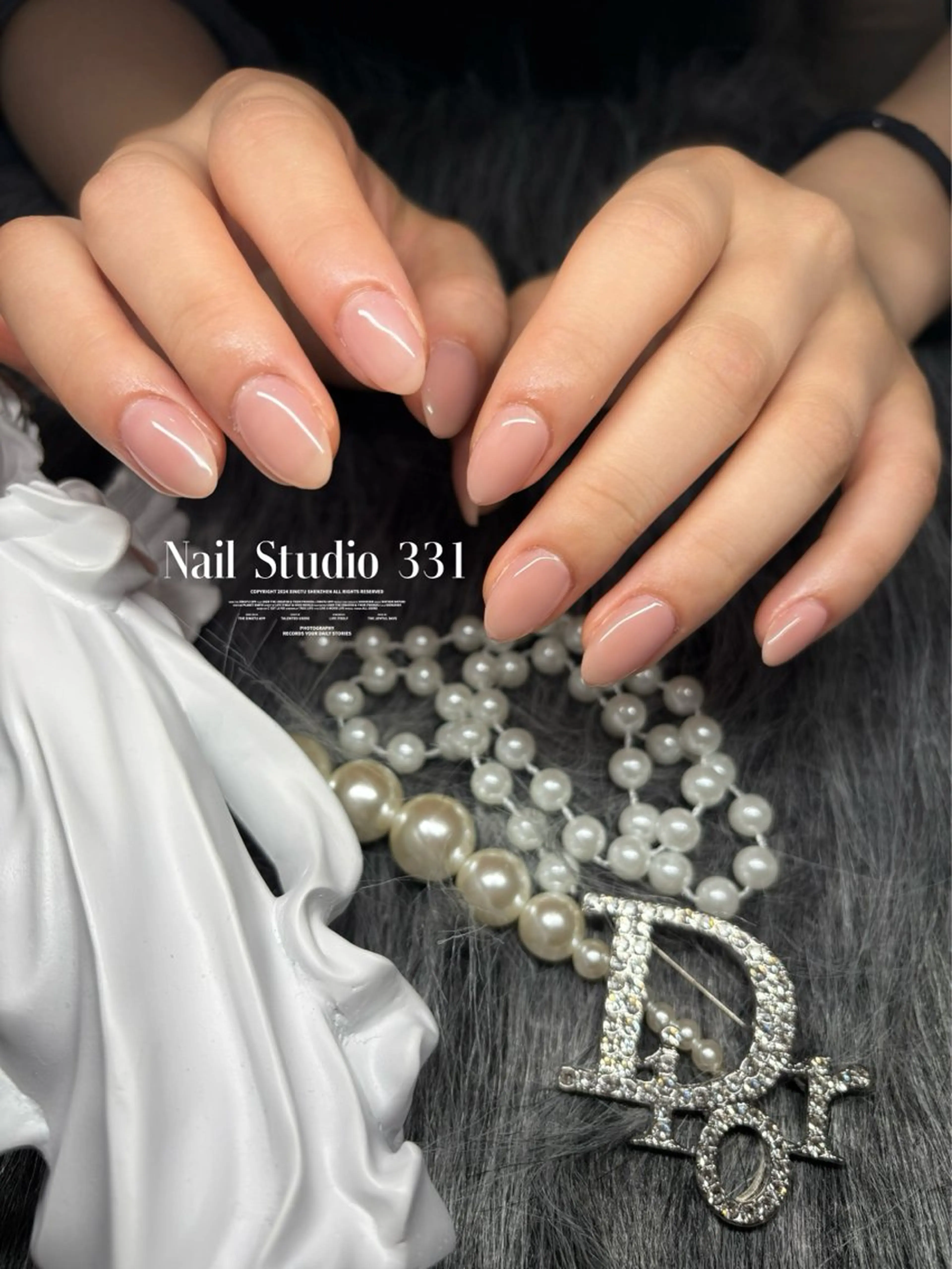 ネイル ロングネイル ワンホンネイル Nail Studio 331のネイルデザイン