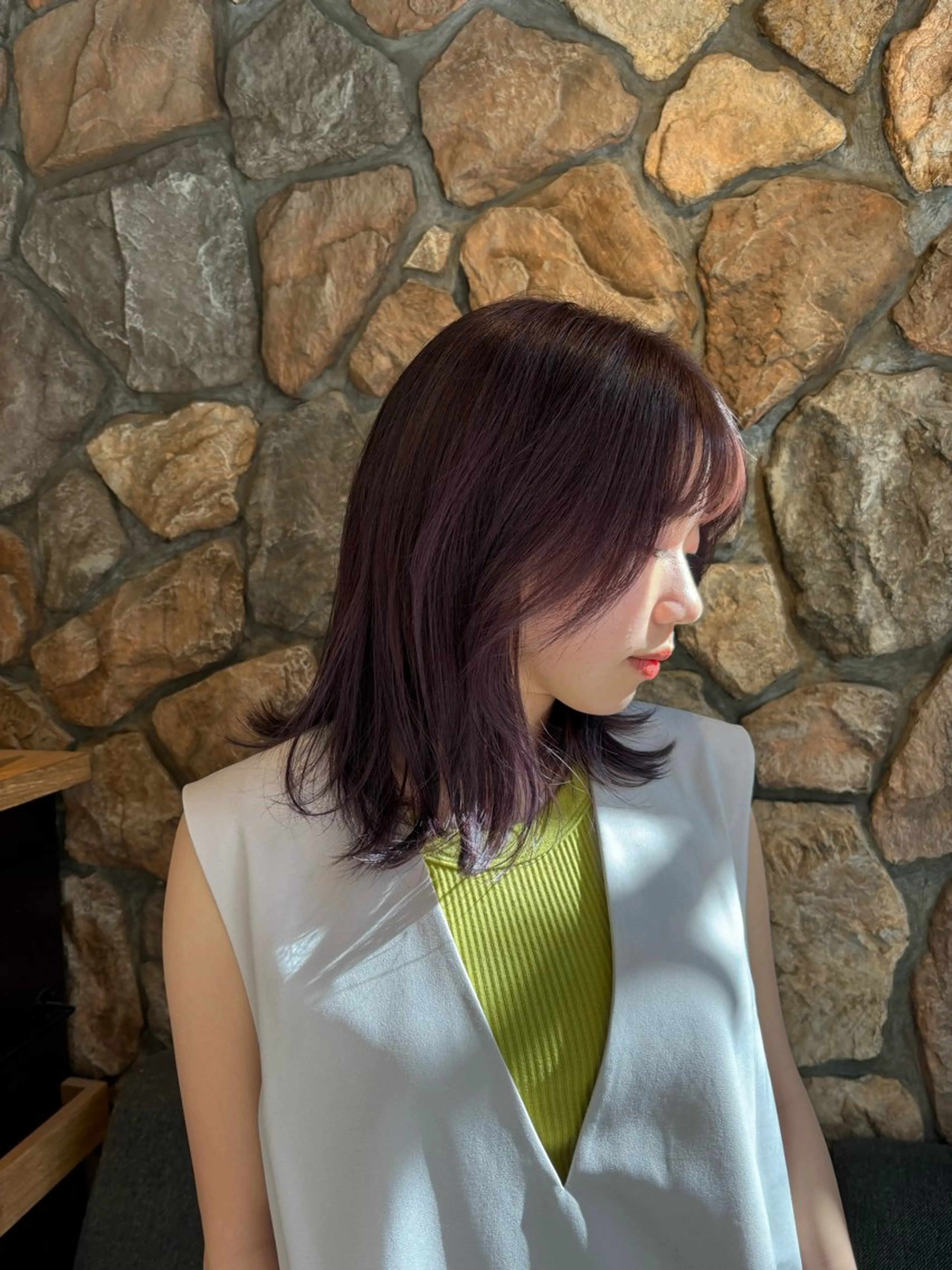 ミディアム 小玉 唯依のヘアスタイル