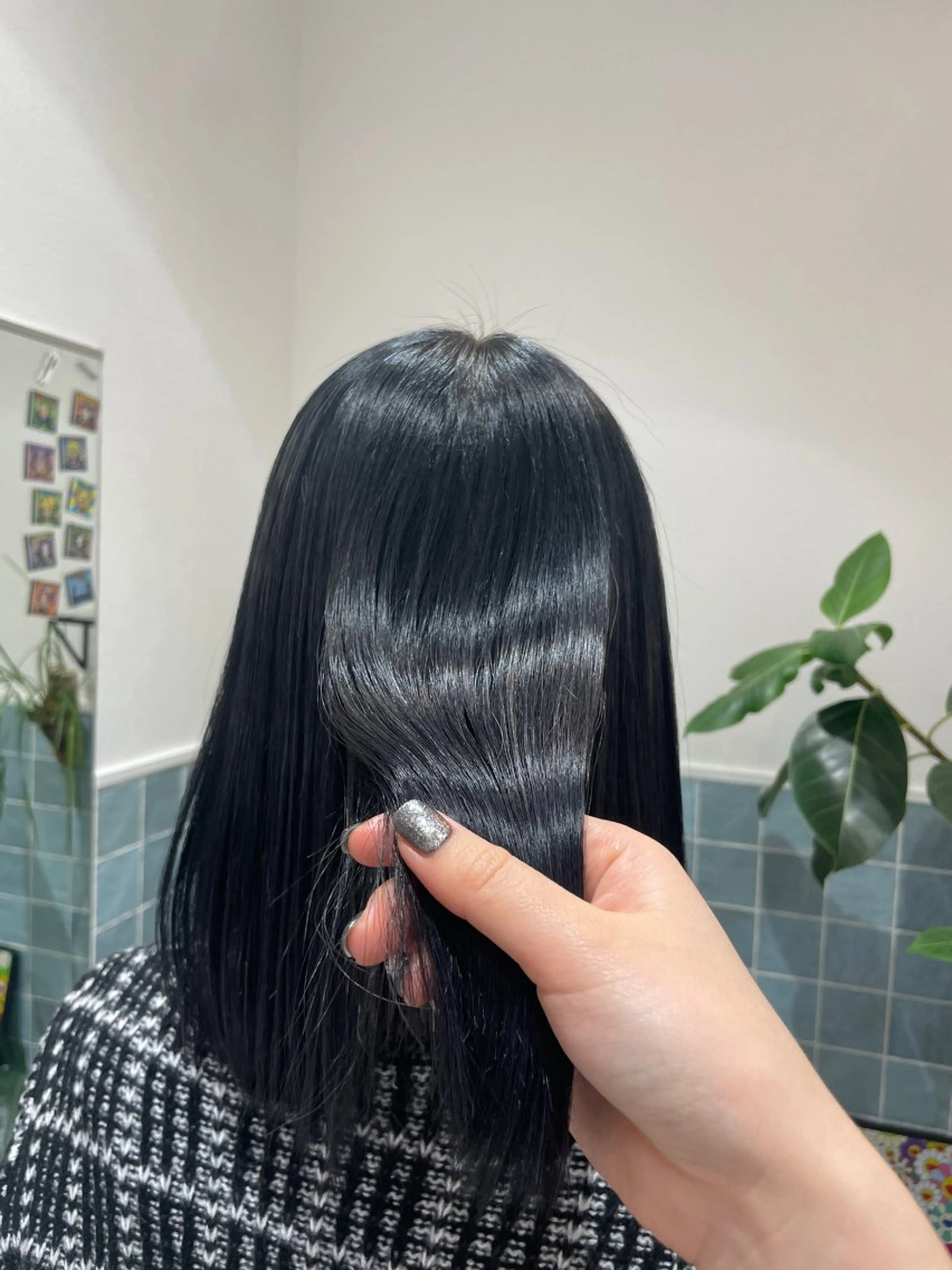 カラー 黒髪 ブリーチ ヘアカラー 🕊髪質改善 ストレート🕊まいのヘアスタイル