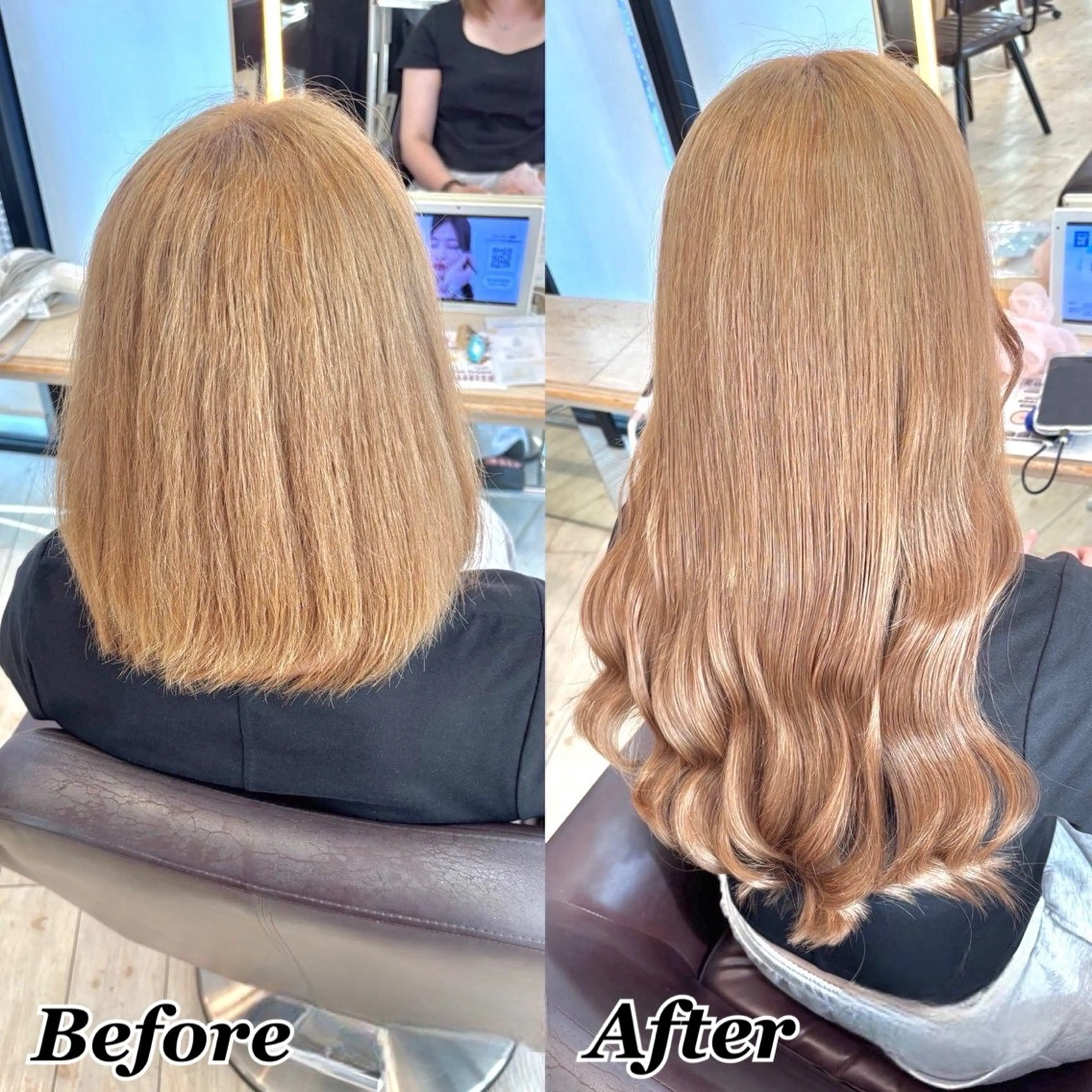 エクステ ヘアメ🎀推しカラー 🥣横浜/しほ🧸のヘアスタイル