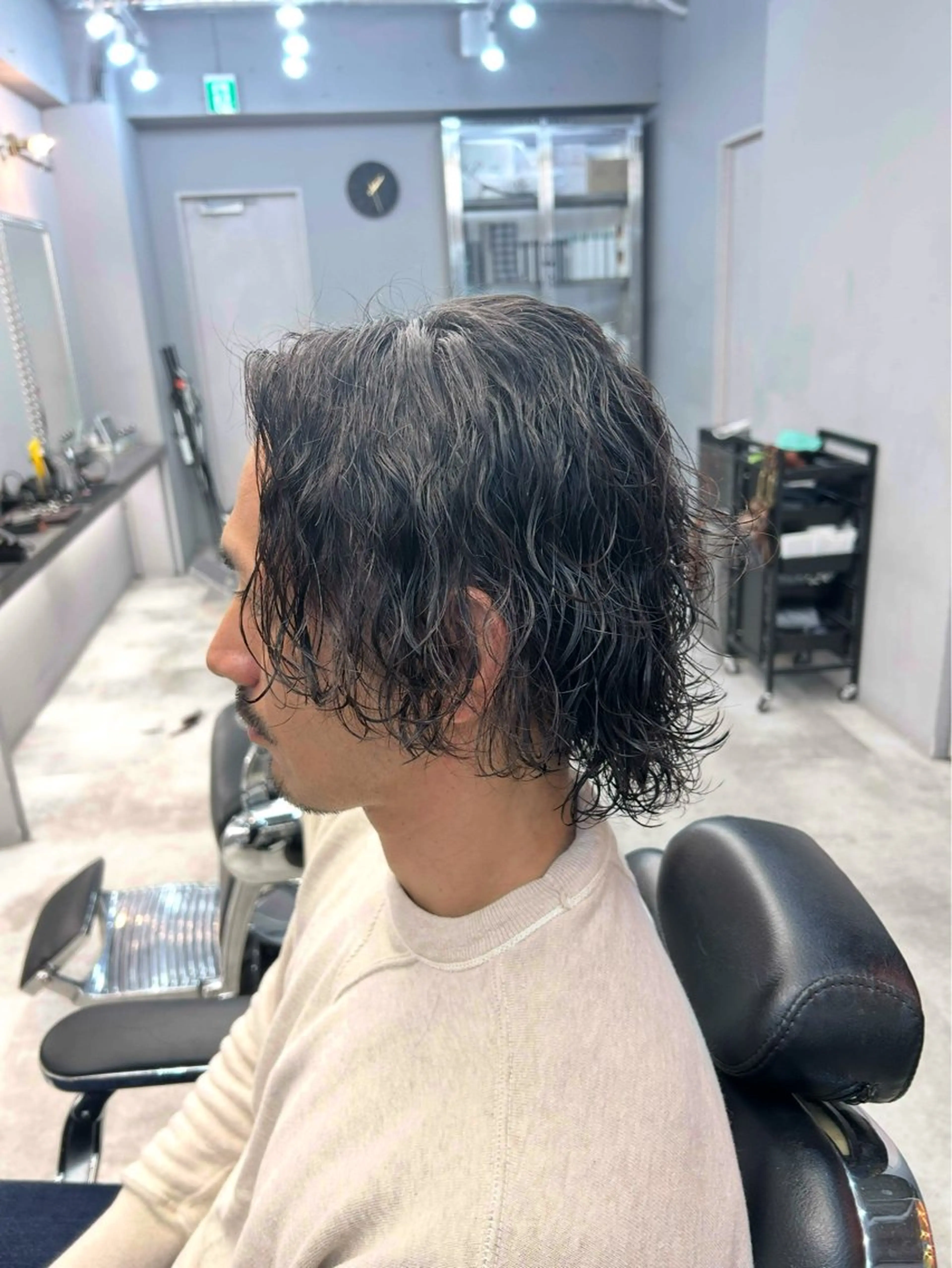 ロング パーマ メンズ 天王寺メンズパーマ /マツムラミユウのヘアスタイル