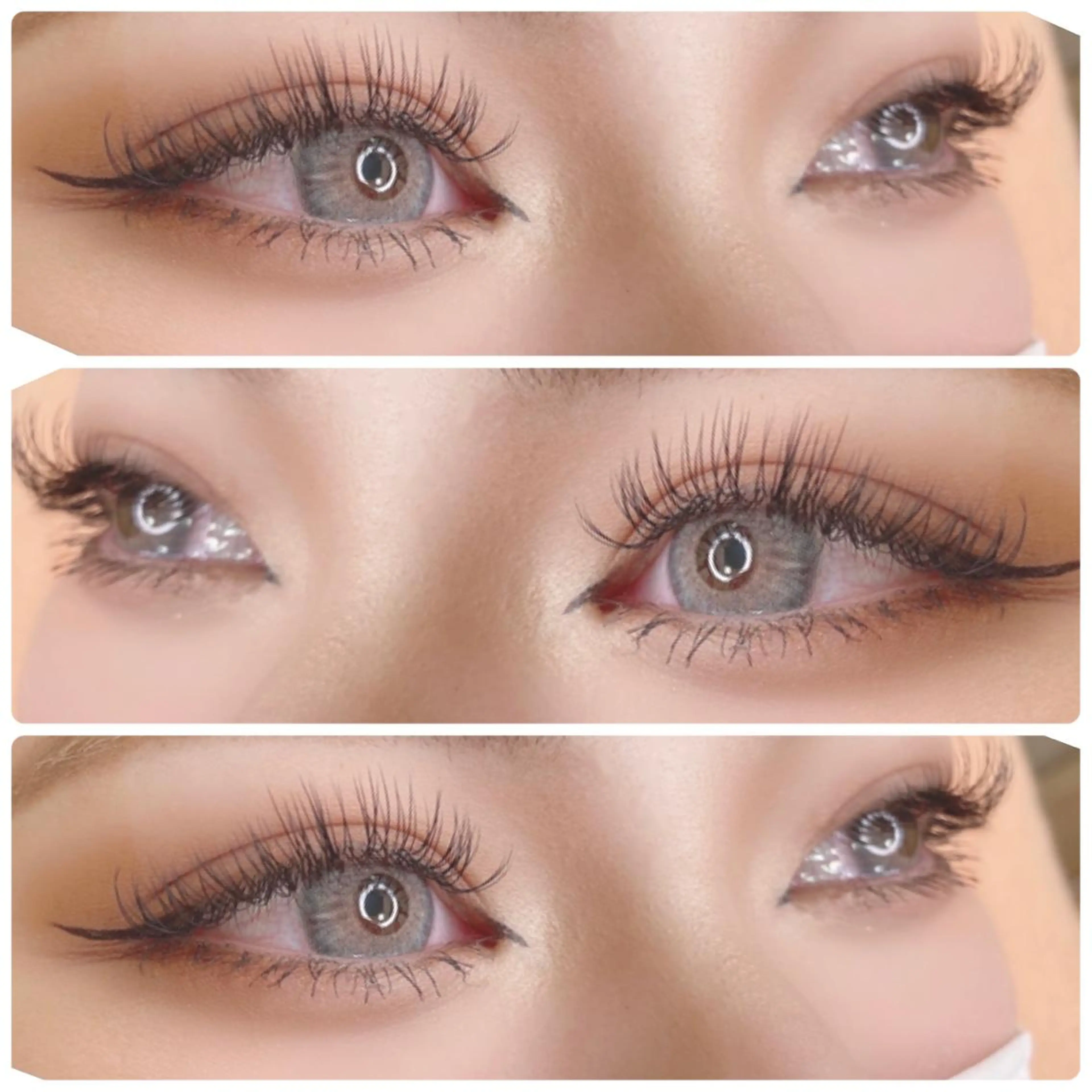 マツエク・マツパ フラットラッシュ 美容室 kokona ~ココナ~所属・美容室 kokona 川嶋 美奈子のマツエク・マツパデザイン