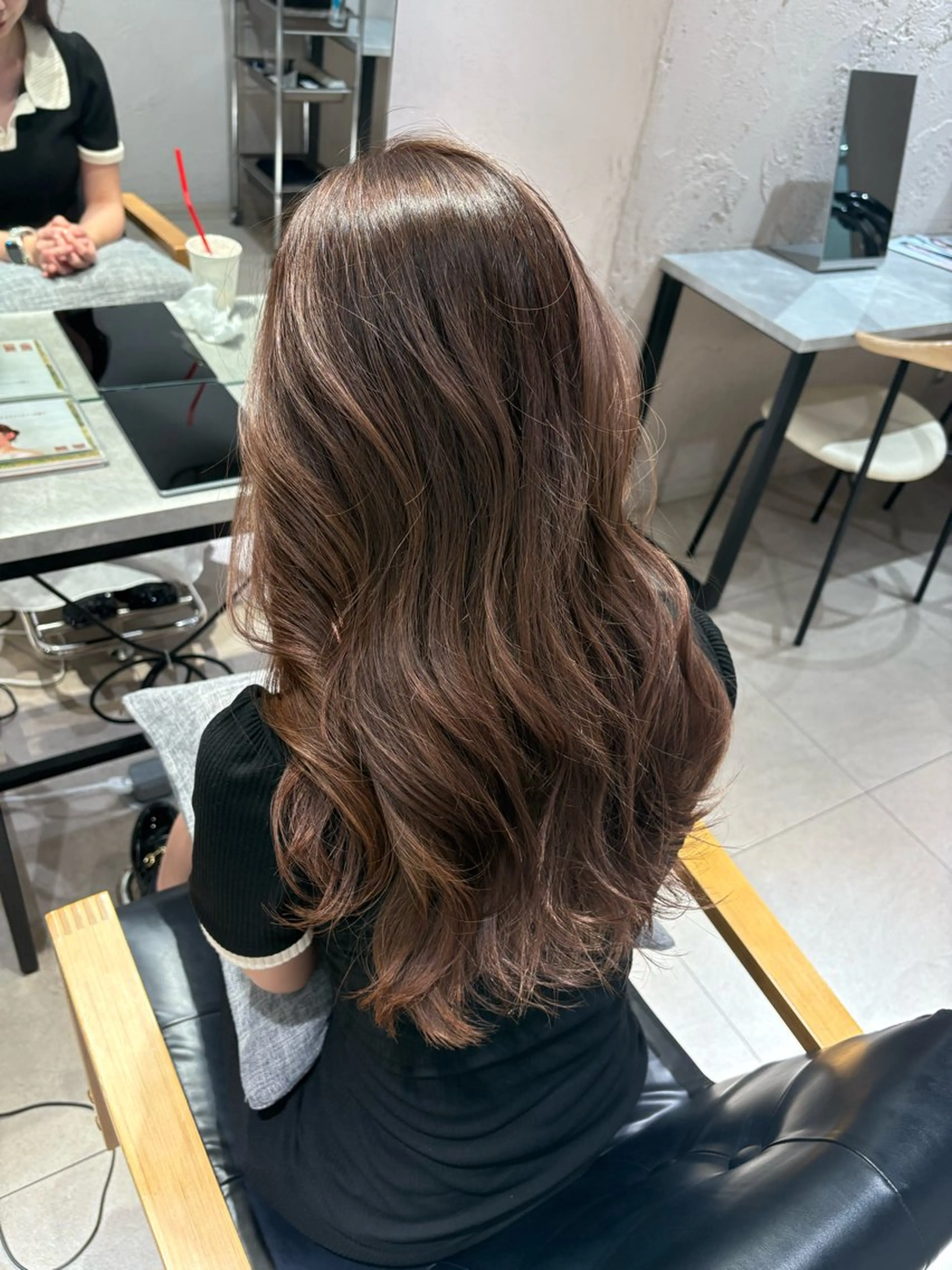 【極上ケア🫧】ブリーチリタッチ➕オンカラー➕トリートメント✨💖✨の写真