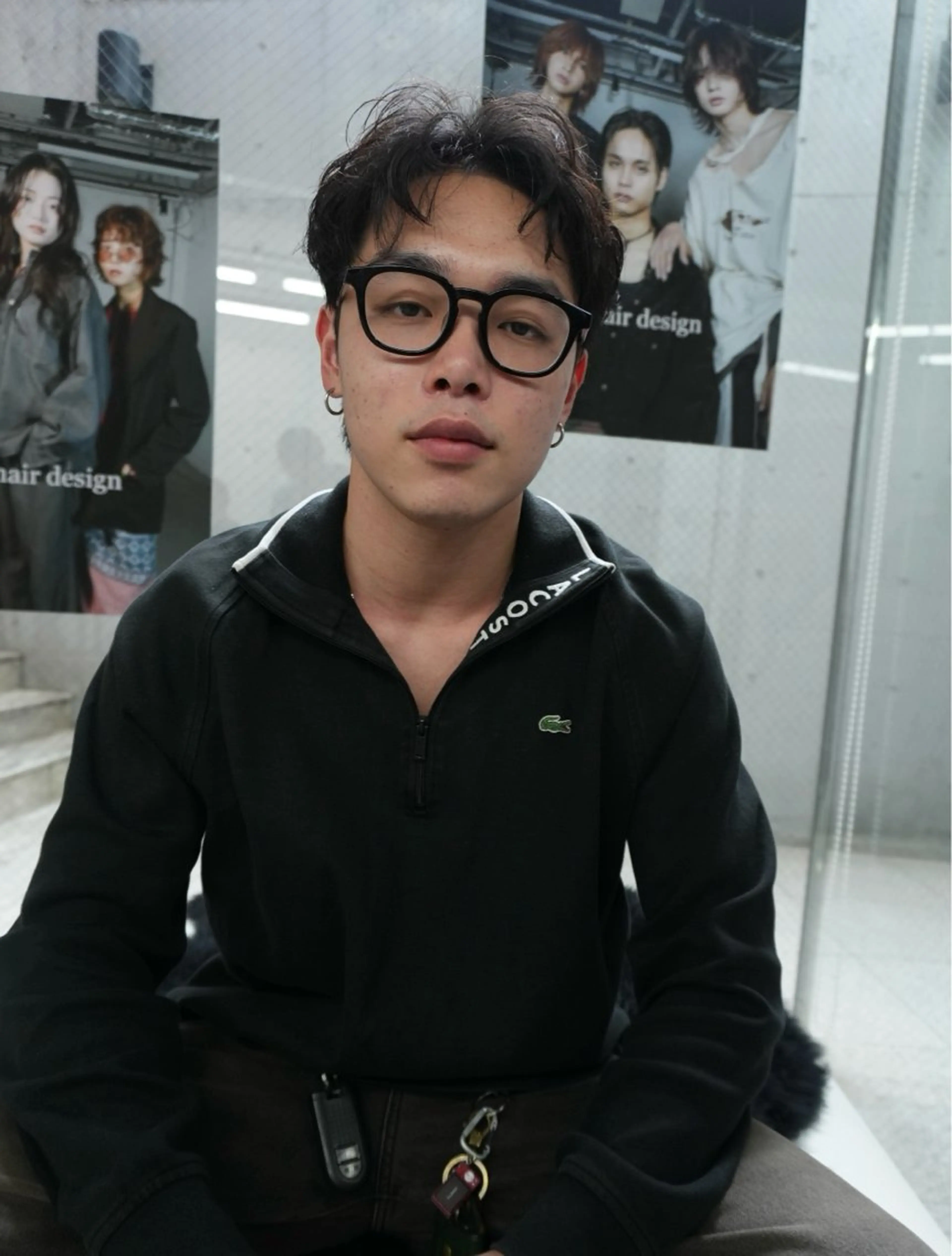 ショート パーマ メンズ カット パーマ トリートメント ヘアセット Pia/KIRIA /福岡美容室のヘアスタイル