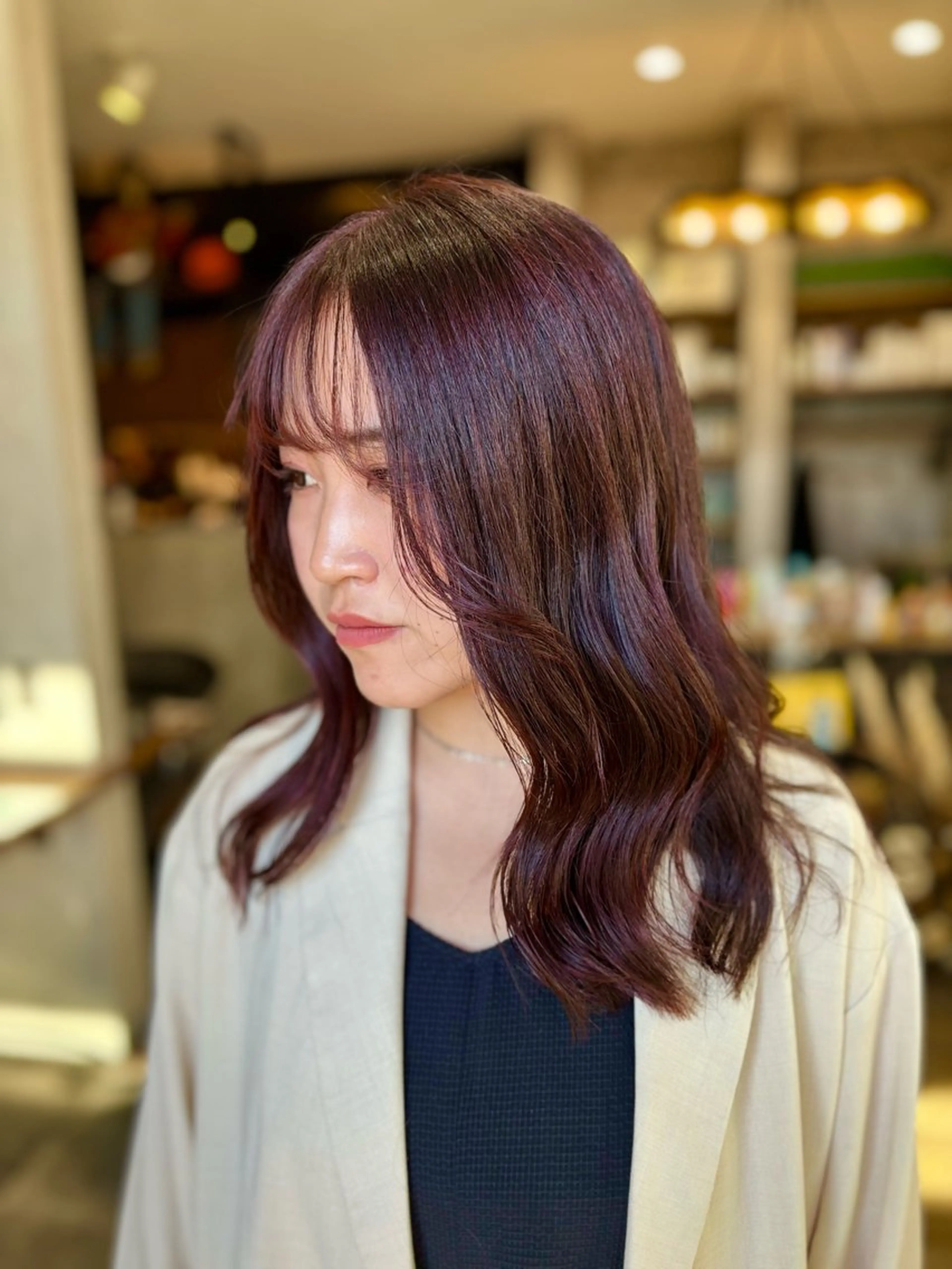 ミディアム カット Welila by haku所属・Yuuki ウェリラバイハクのヘアスタイル