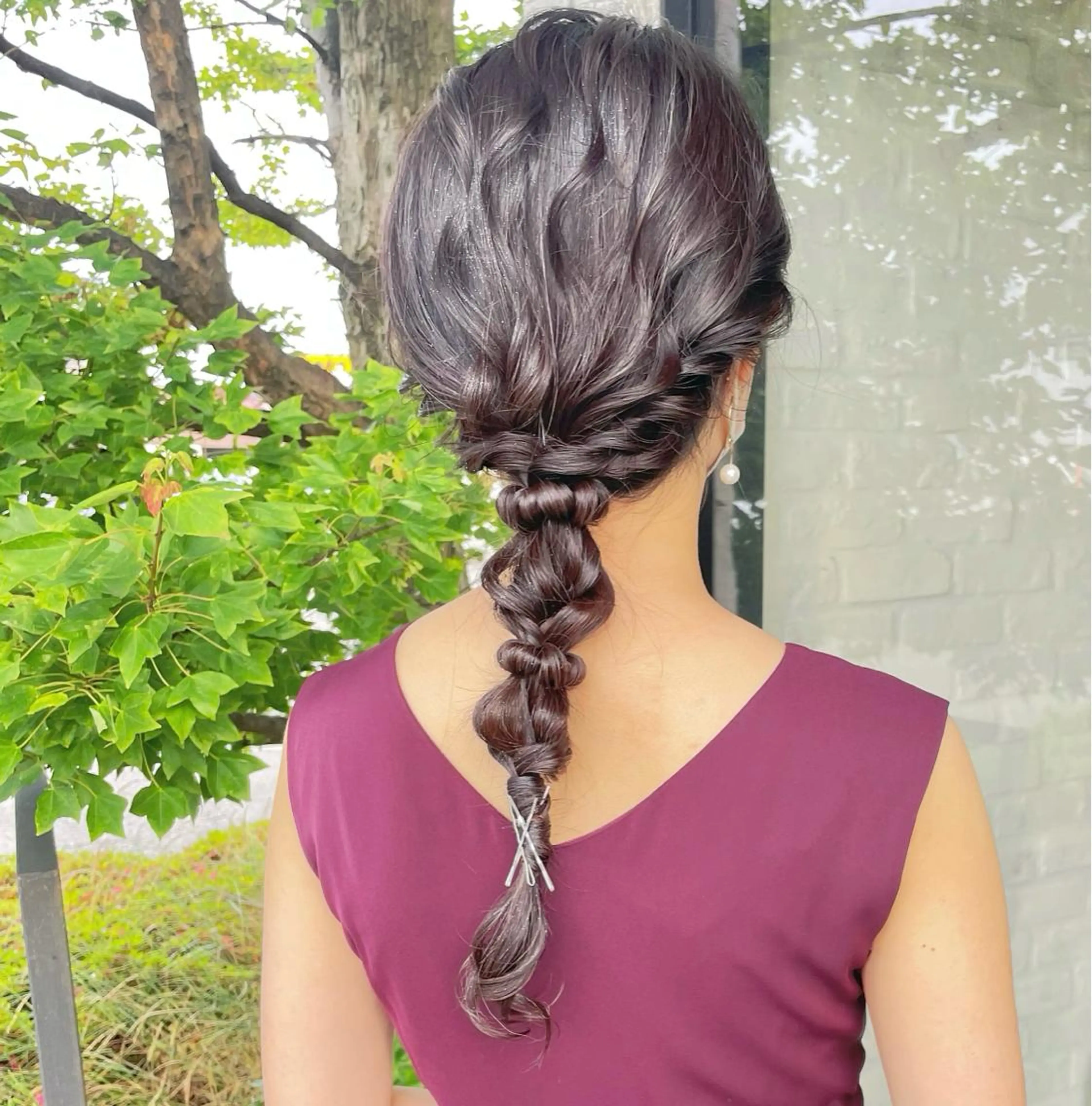 ミディアム ヘアアレンジ kyoka .のヘアスタイル